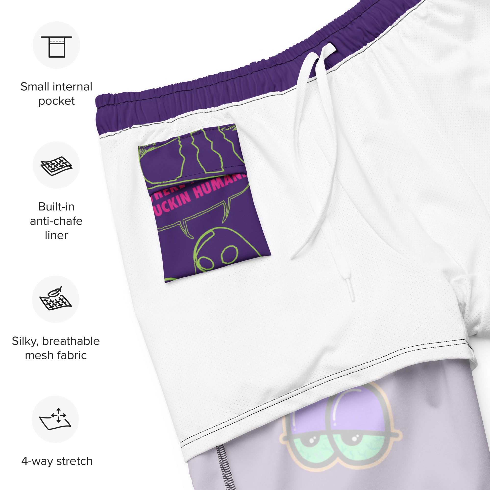 SorryMadre | THE EYES | Swim trunks