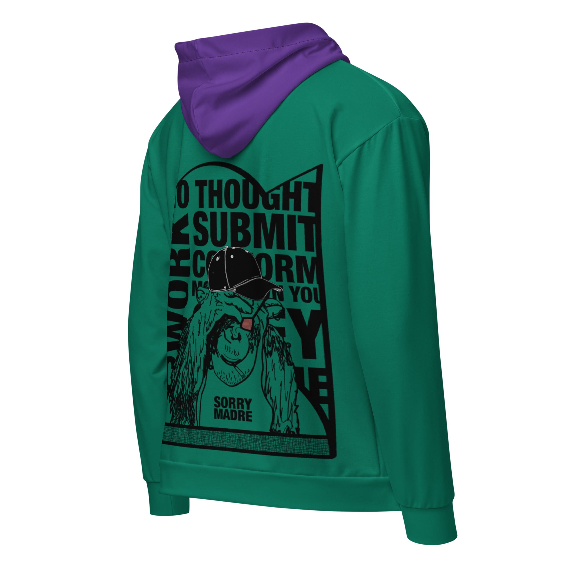 SorryMadre | Monkey | Unisex zip hoodie