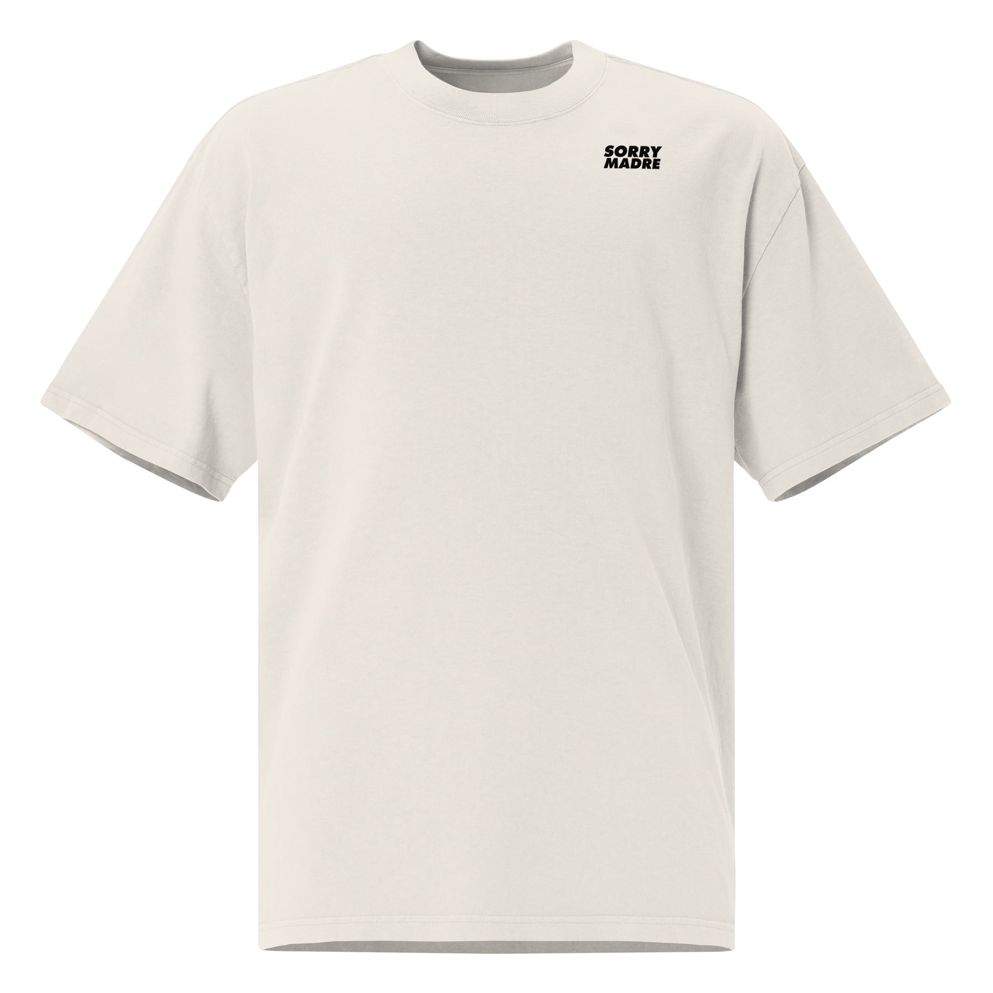 SorryMadre | Droppin' the Beat | Oversized faded t-shirt