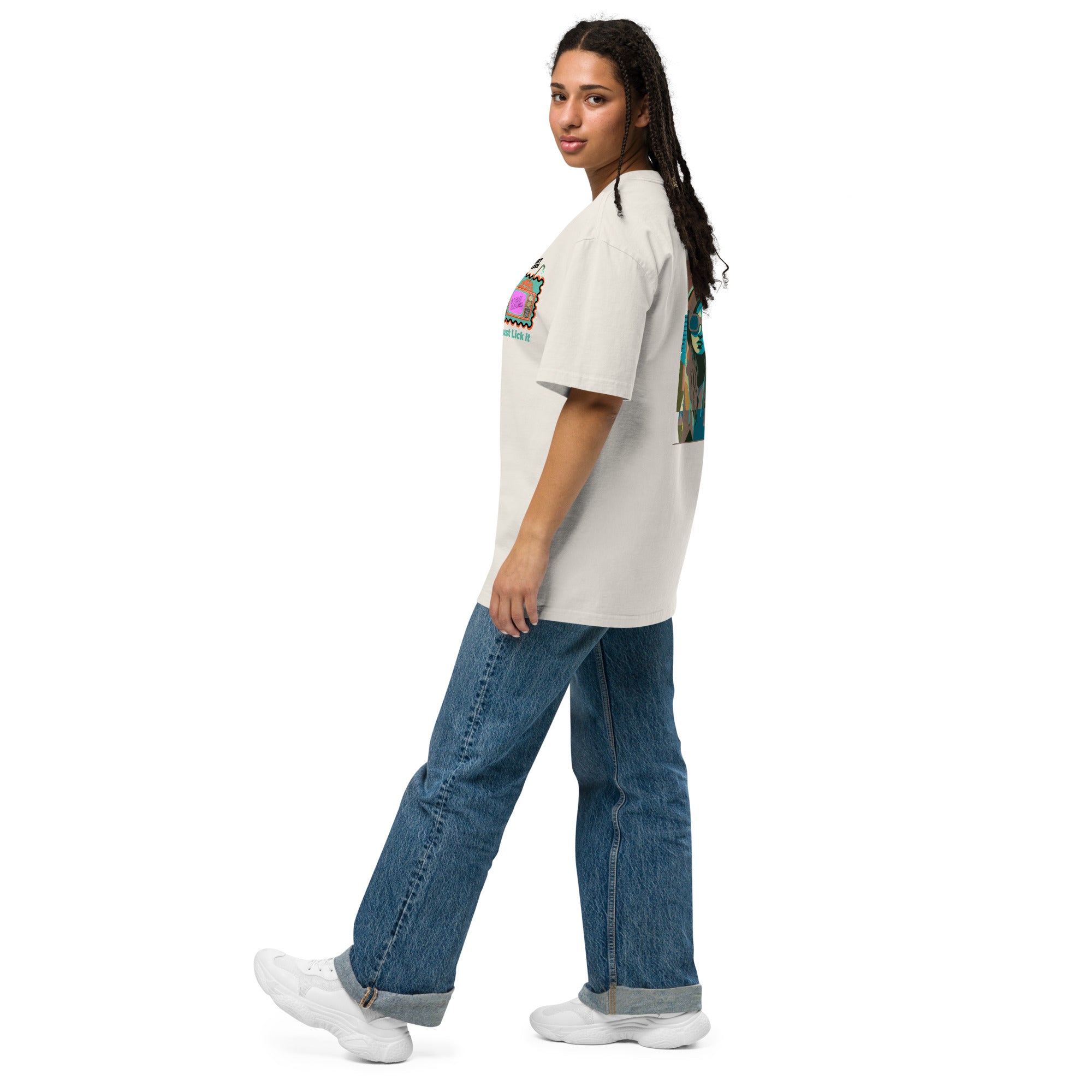 SorryMadre | Lick It | Oversized faded t-shirt