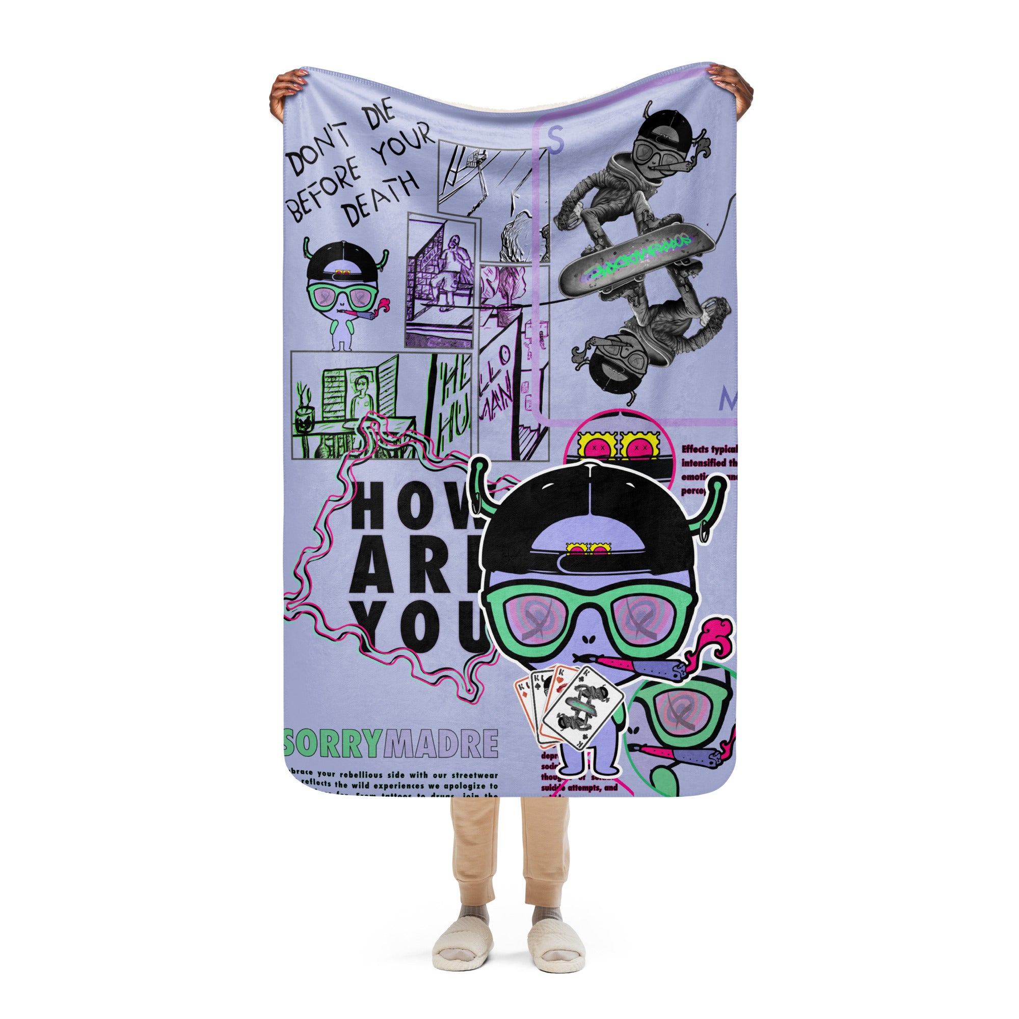 SorryMadre | Sherpa blanket