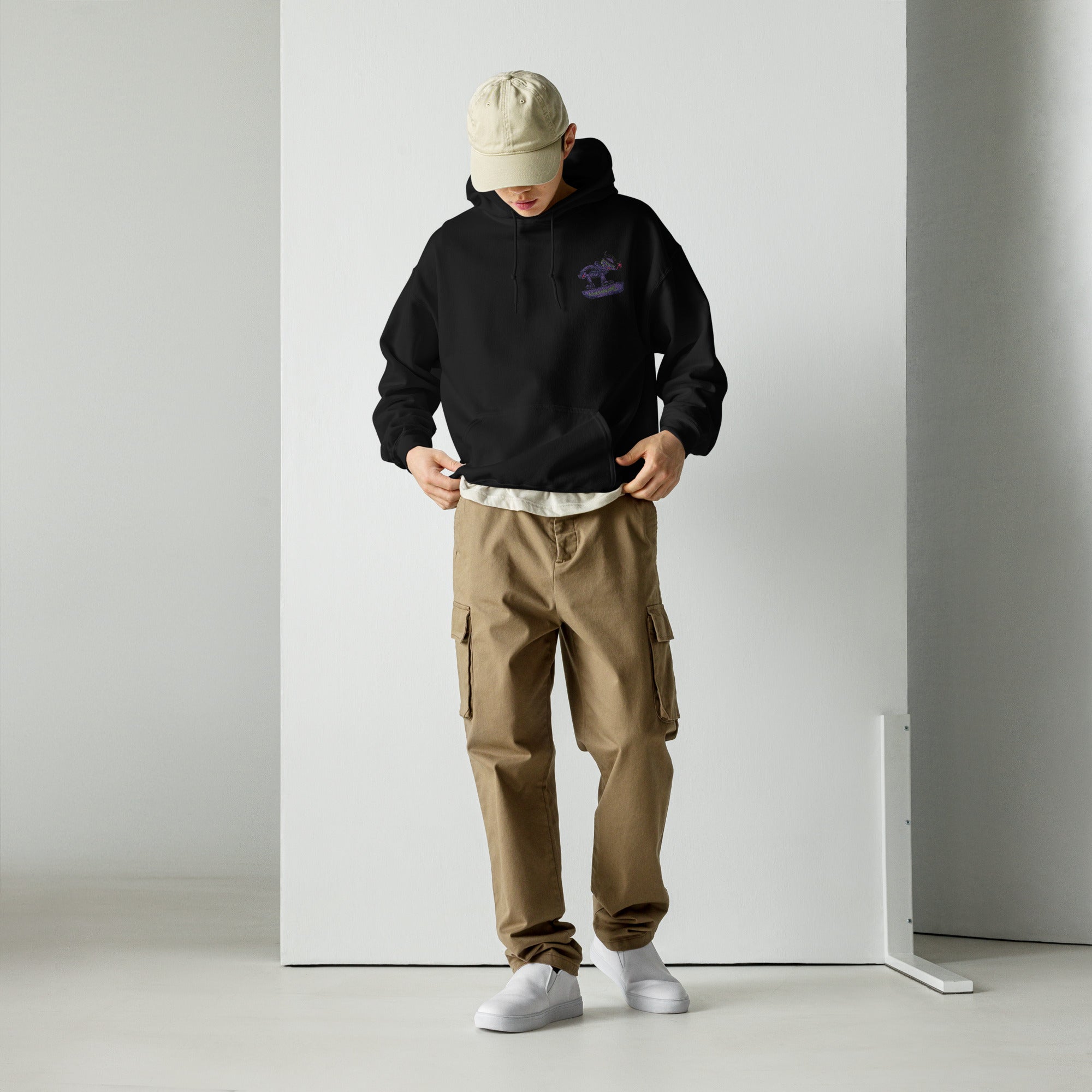 SorryMadre | Snowboard | Embroidered Hoodie