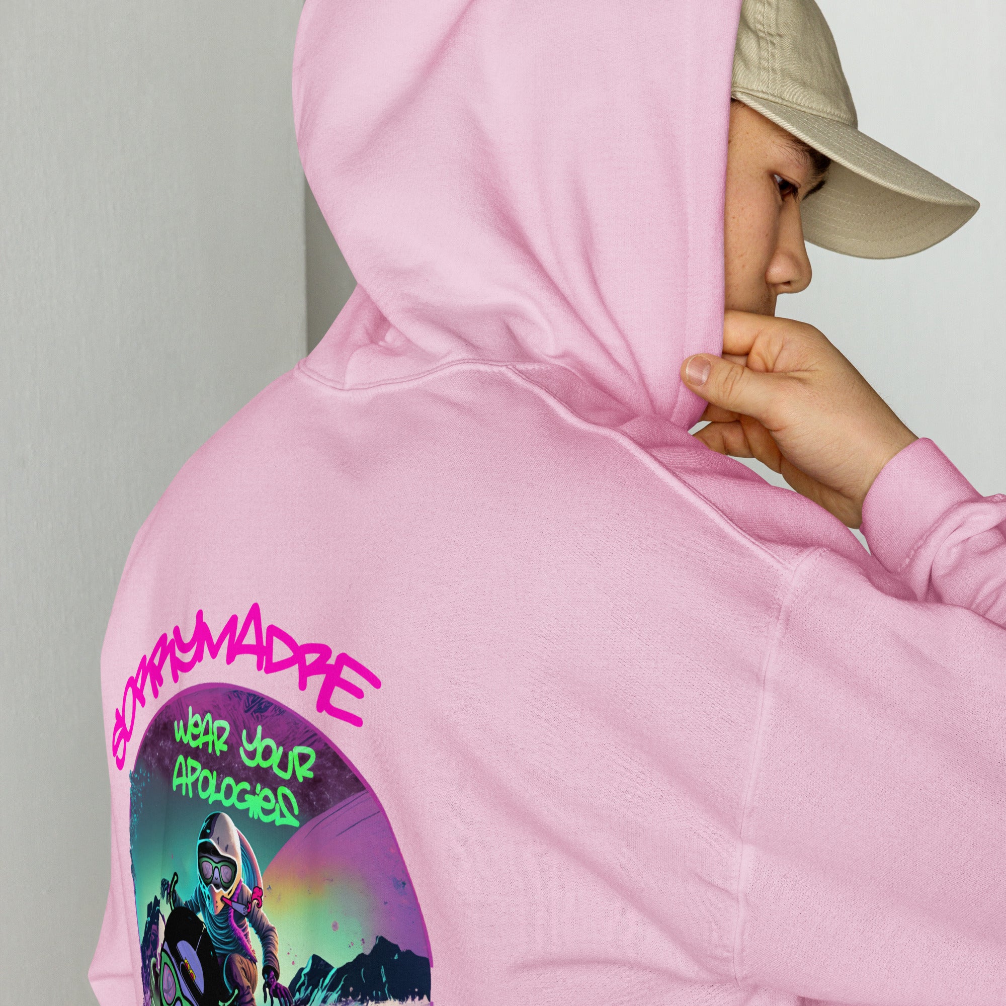 SorryMadre | Snowboard | Embroidered Hoodie
