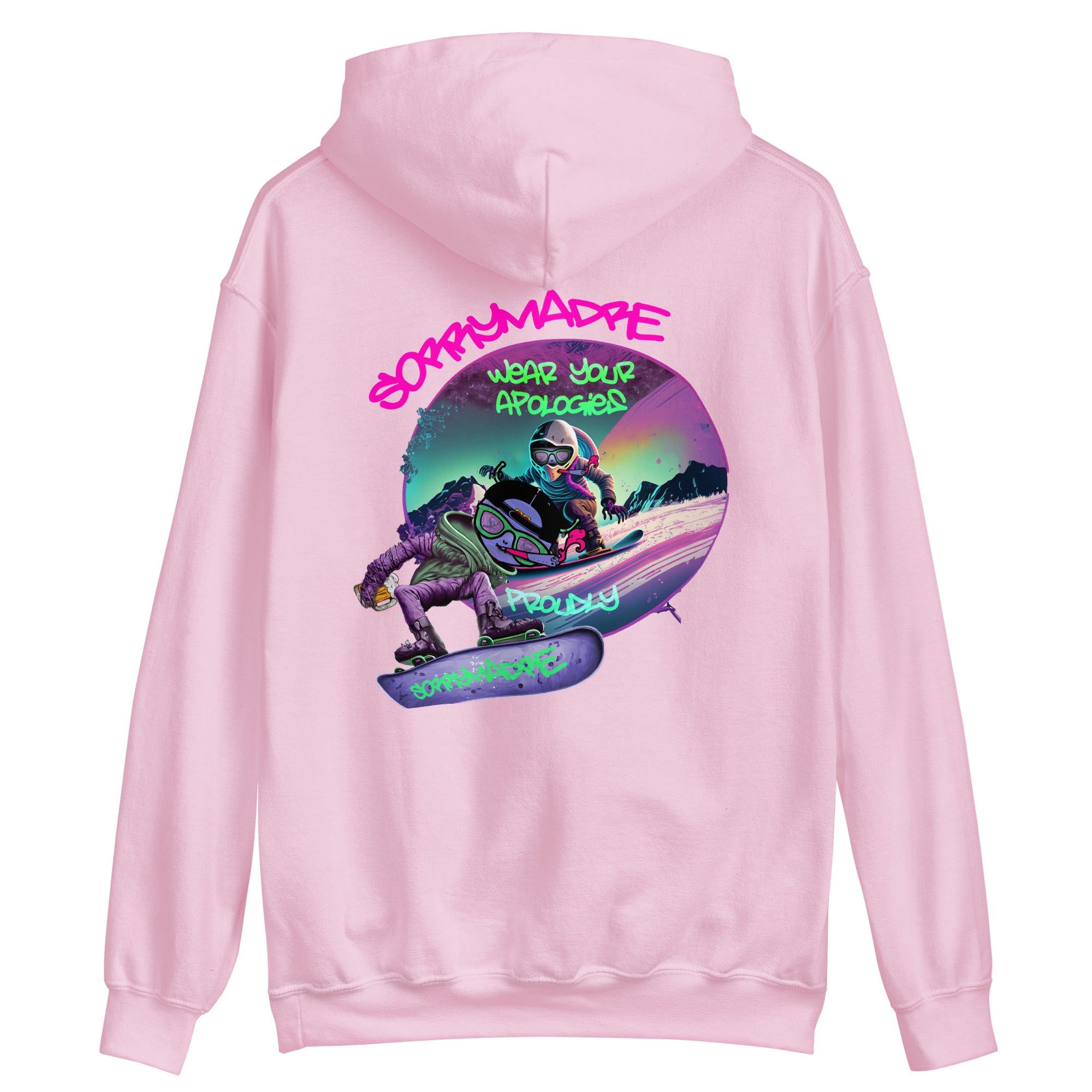 SorryMadre | Snowboard | Embroidered Hoodie