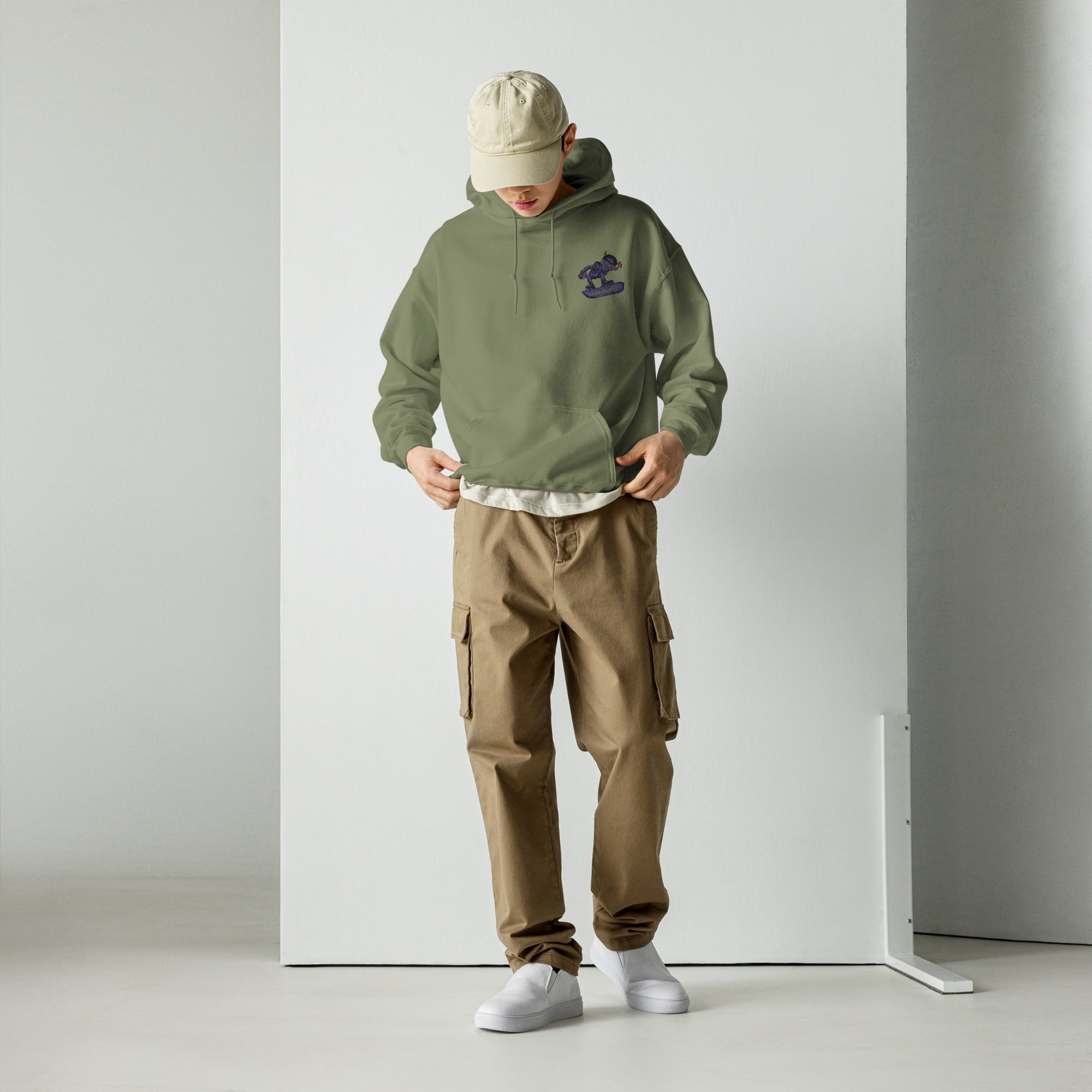 SorryMadre | Snowboard | Embroidered Hoodie
