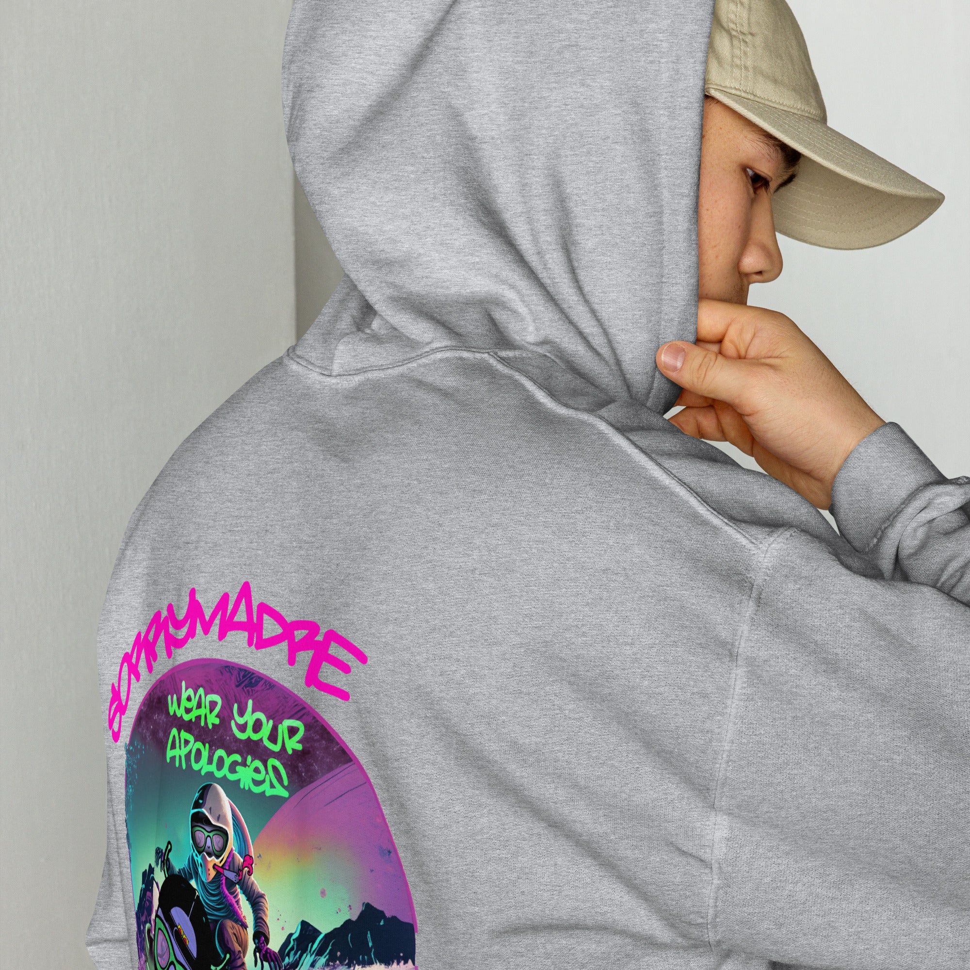 SorryMadre | Snowboard | Embroidered Hoodie
