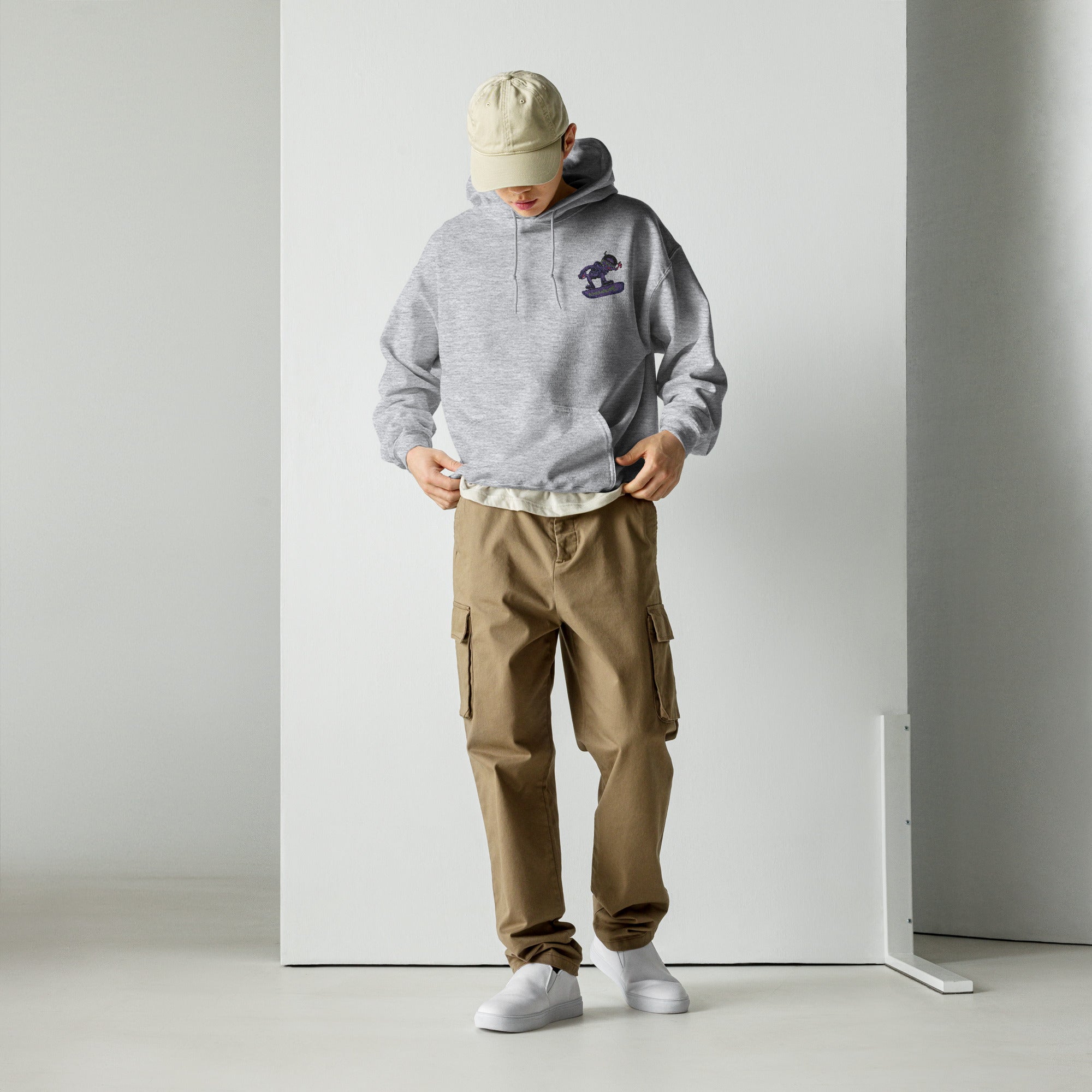 SorryMadre | Snowboard | Embroidered Hoodie