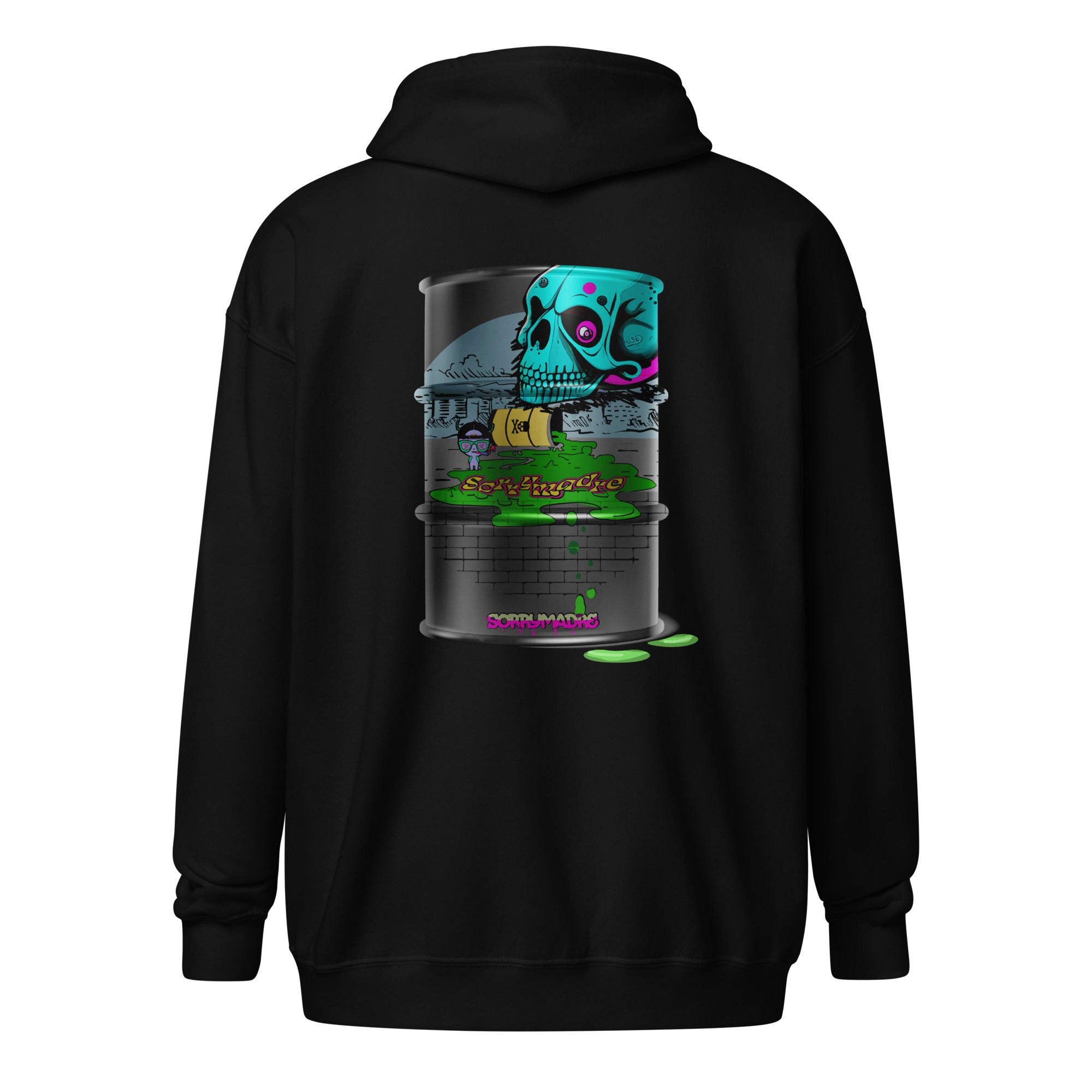 SorryMadre | Toxicity | Embroidered heavy blend zip hoodie
