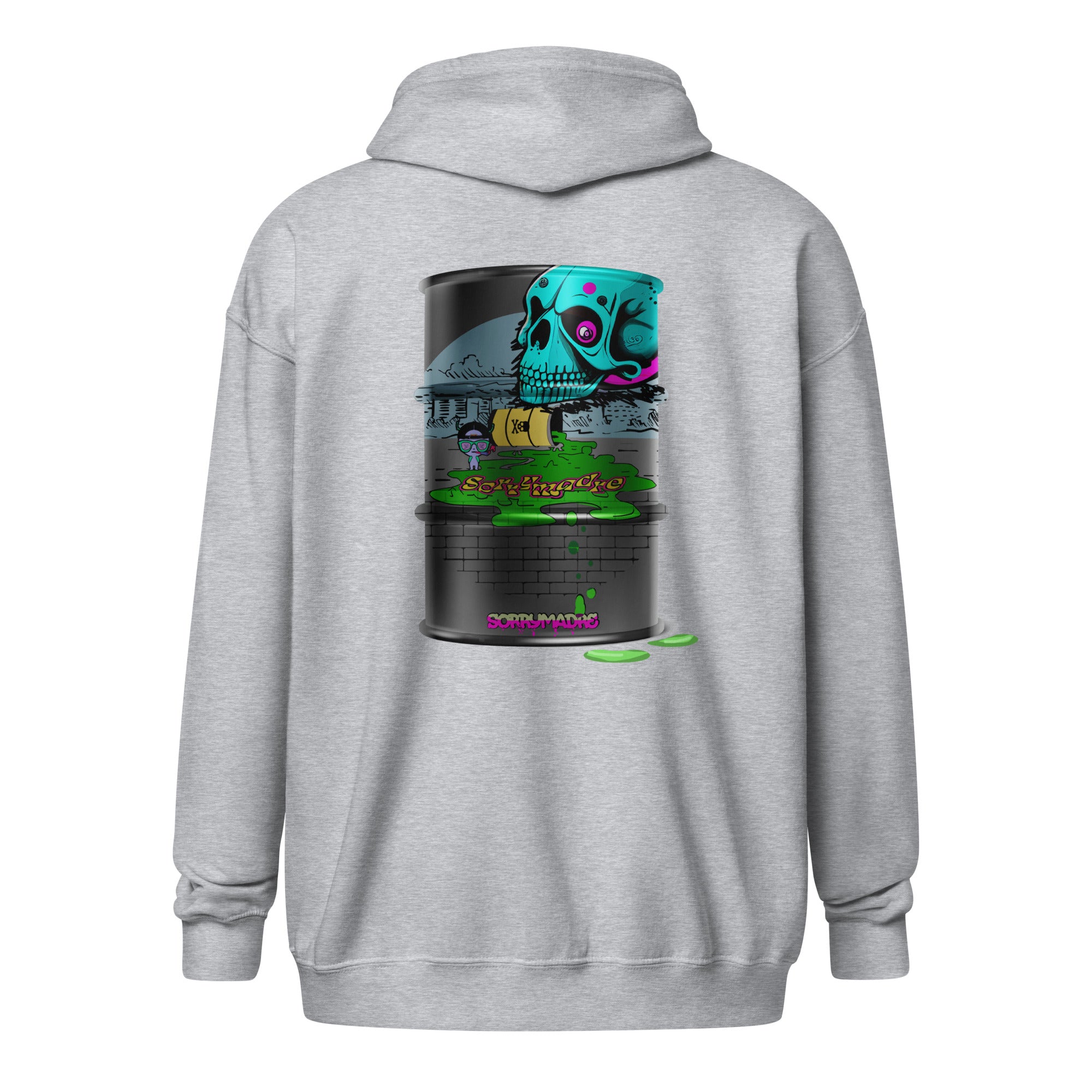 SorryMadre | Toxicity | Embroidered heavy blend zip hoodie