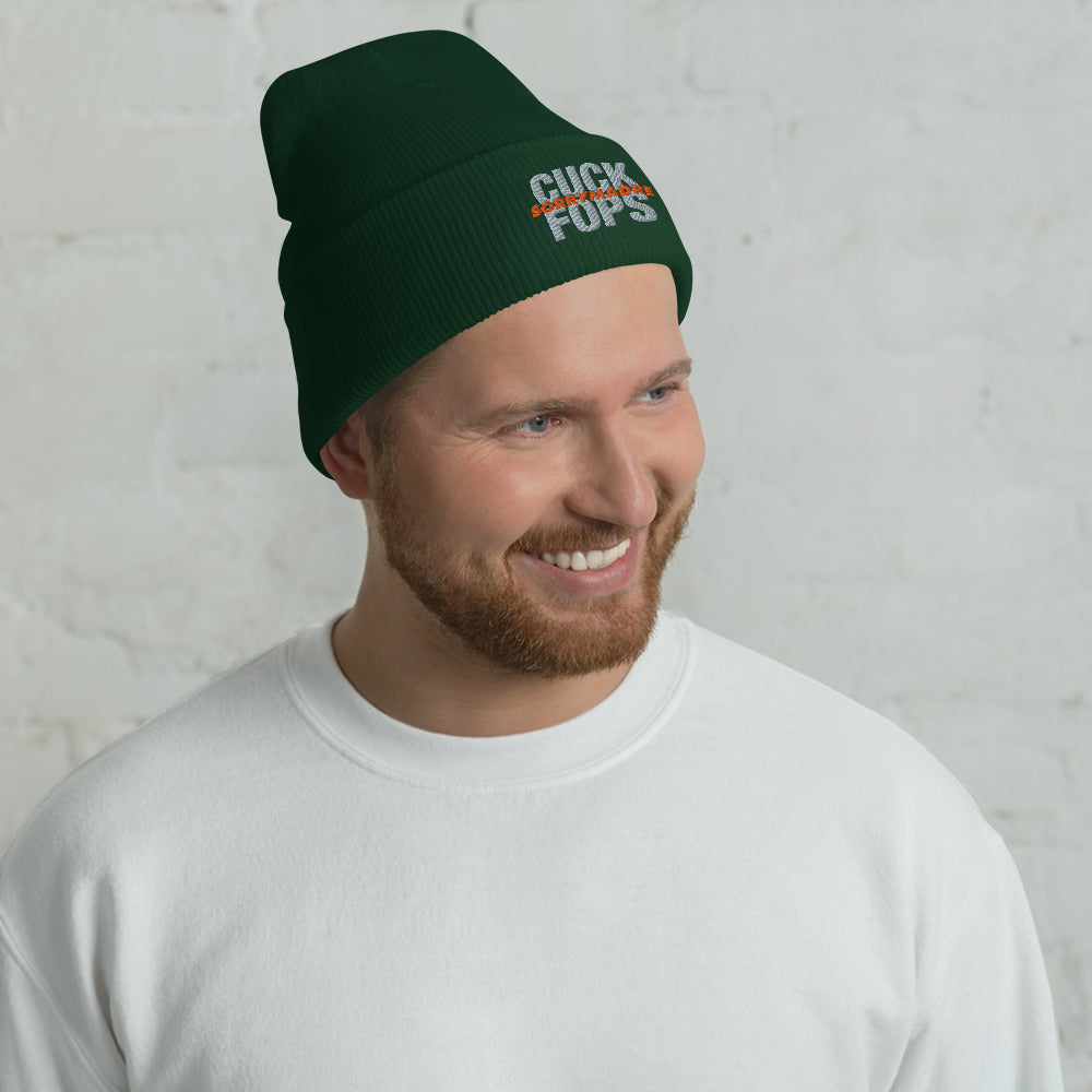 SorryMadre | CUCK FOPS | Cuffed Beanie