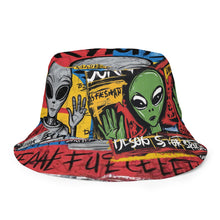 Load image into Gallery viewer, SorryMadre | Street Art | Reversible bucket hat
