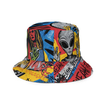 Load image into Gallery viewer, SorryMadre | Street Art | Reversible bucket hat
