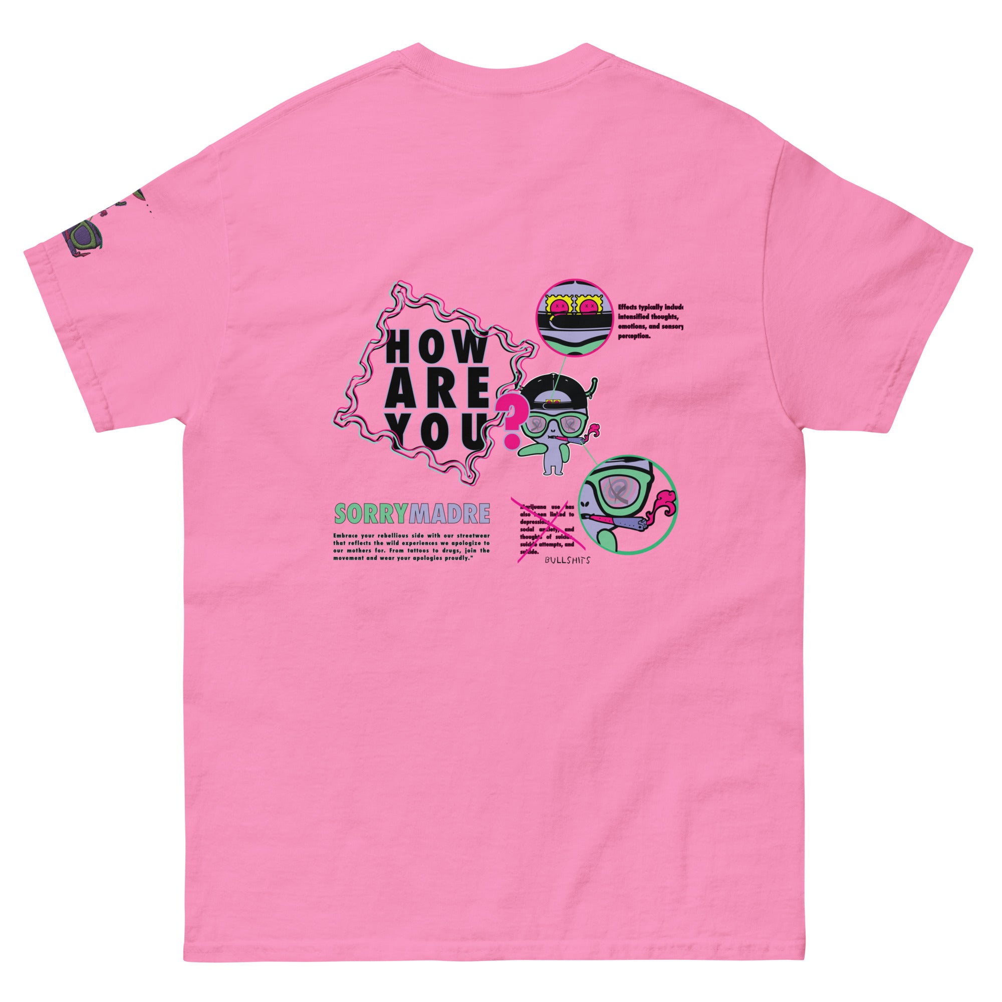 SorryMadre | How Are You | Embroidered T-Shirt