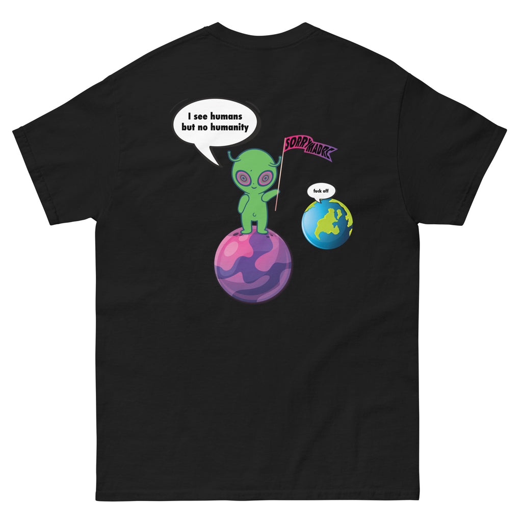 SorryMadre | humanity | Embroidered T-Shirt