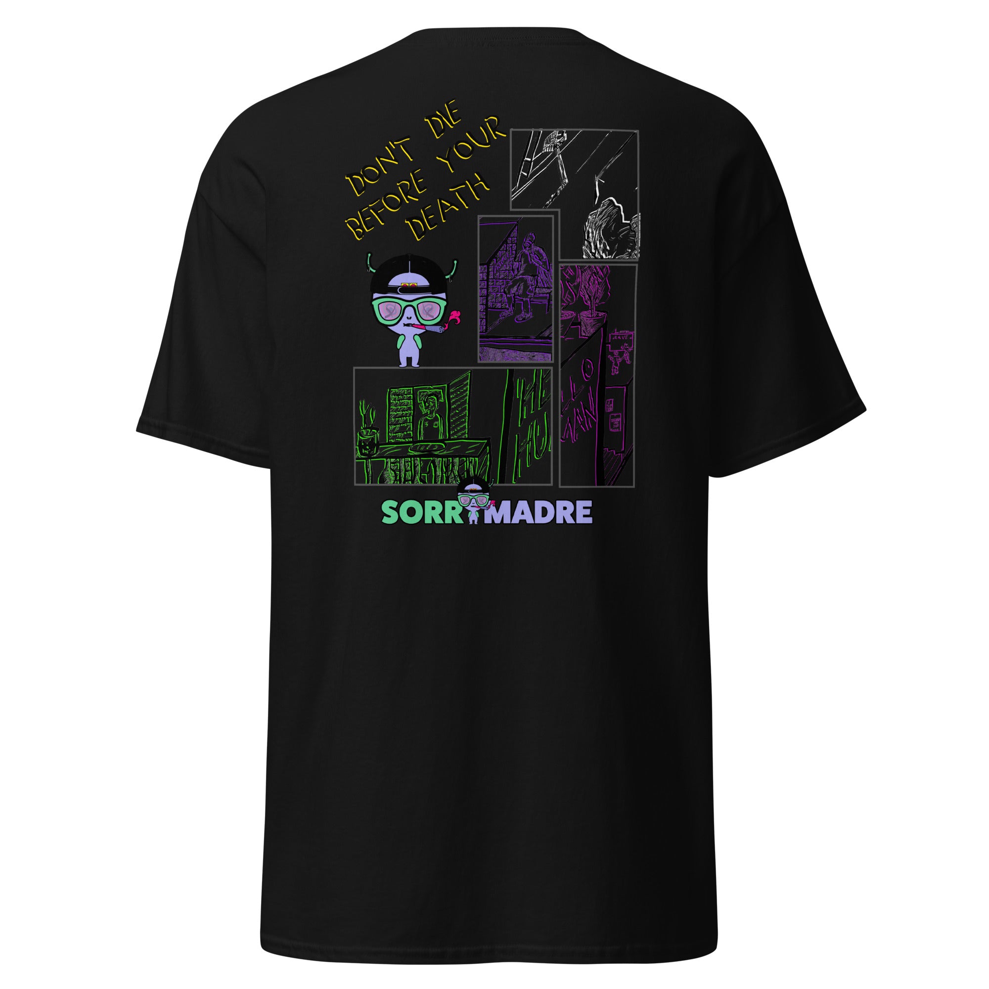 SorryMadre | Do not Die | Embroidered T-Shirt