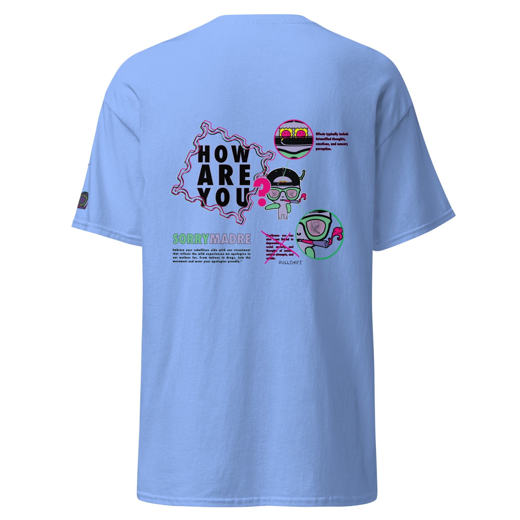 SorryMadre | How Are You | Embroidered T-Shirt