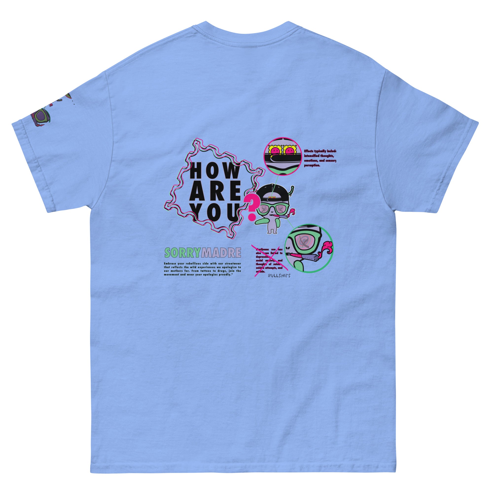 SorryMadre | How Are You | Embroidered T-Shirt