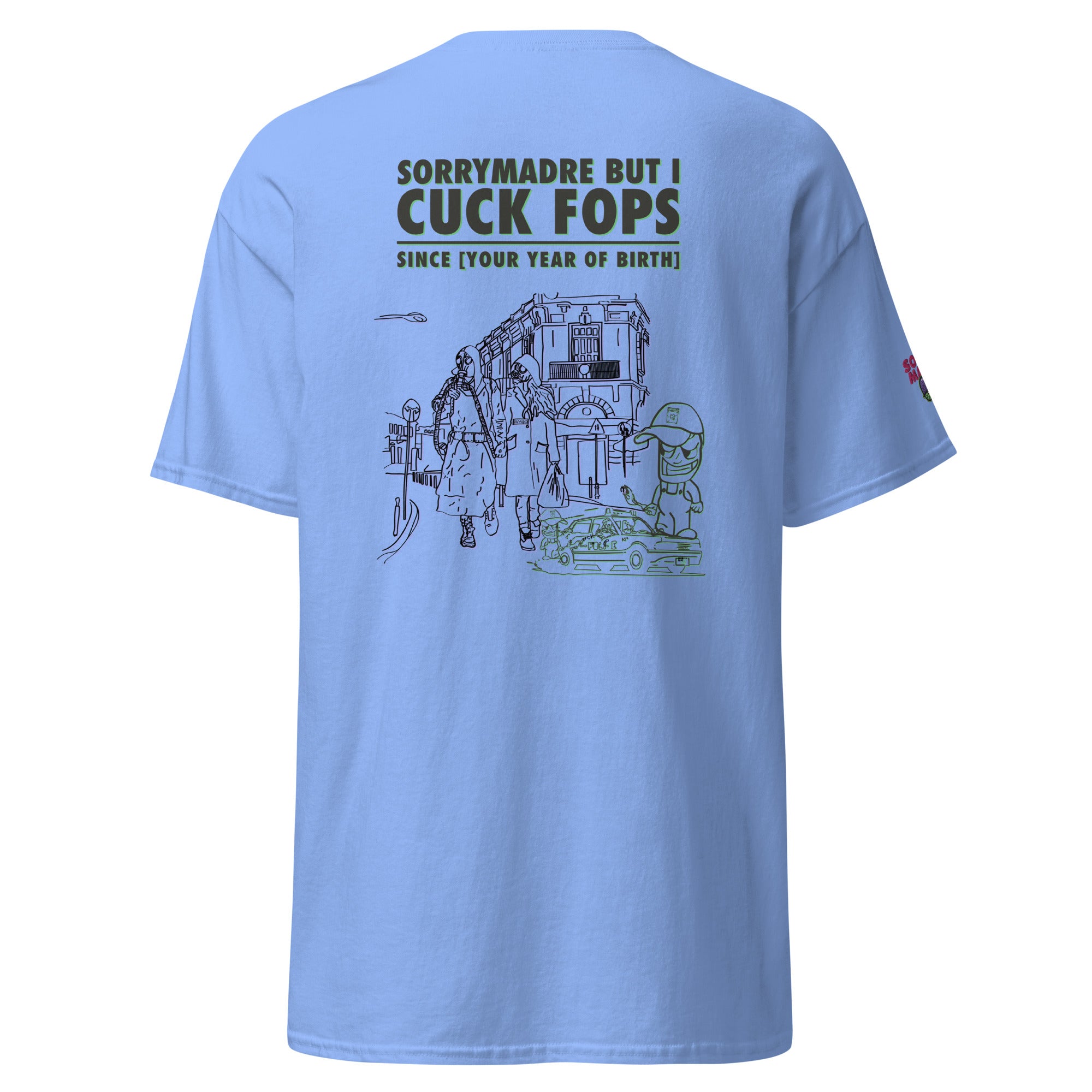 SorryMadre | Cuck Fops V2 | Embroidered T-Shirt