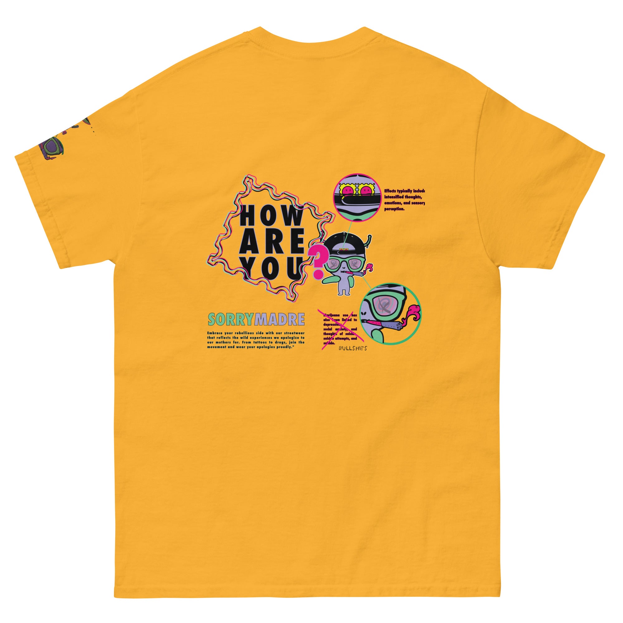 SorryMadre | How Are You | Embroidered T-Shirt