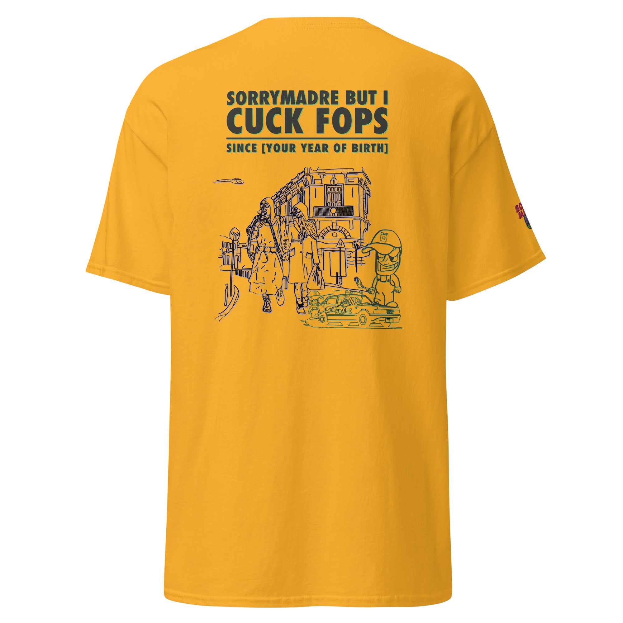 SorryMadre | Cuck Fops V2 | Embroidered T-Shirt