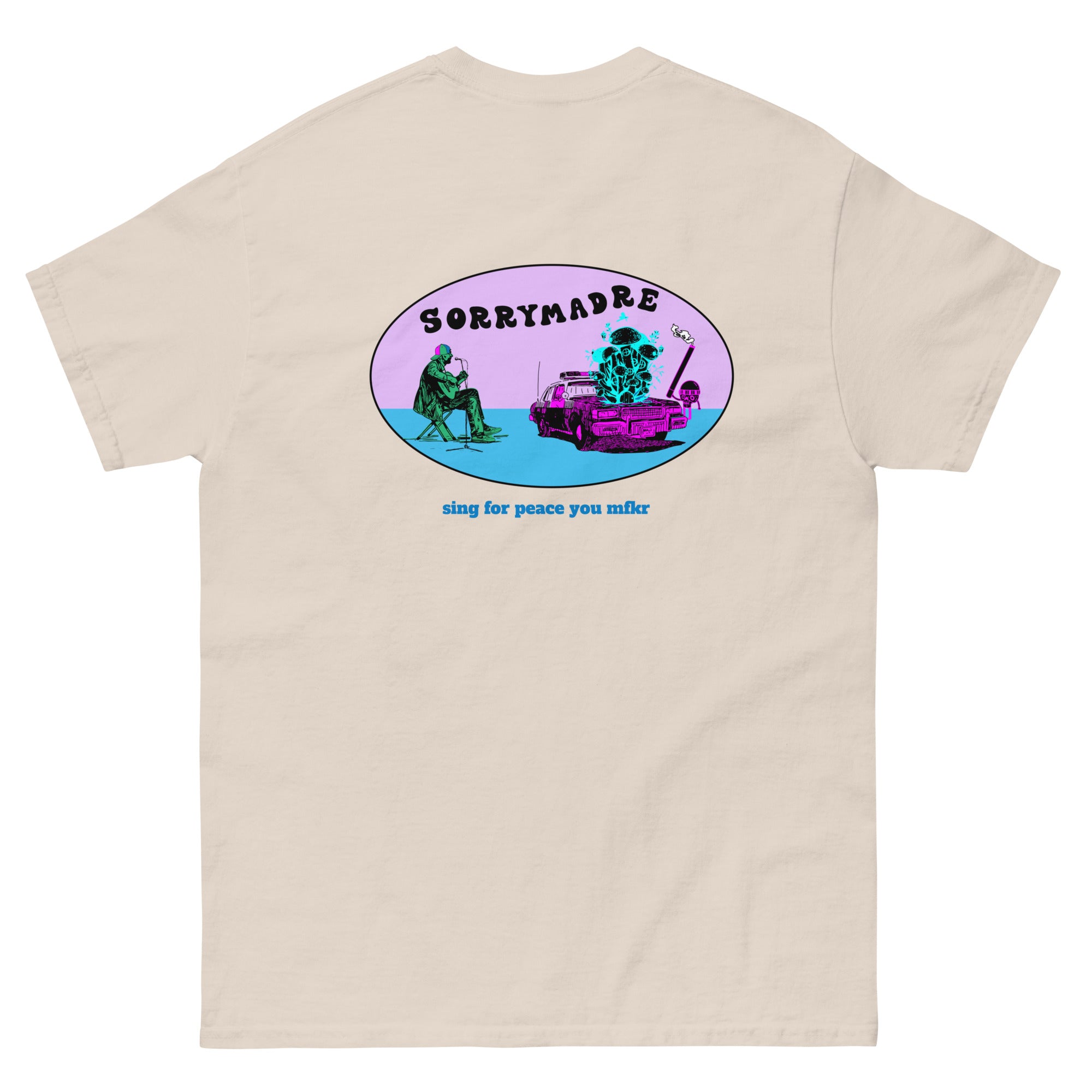 SorryMadre | Peace | Embroidered T-Shirt