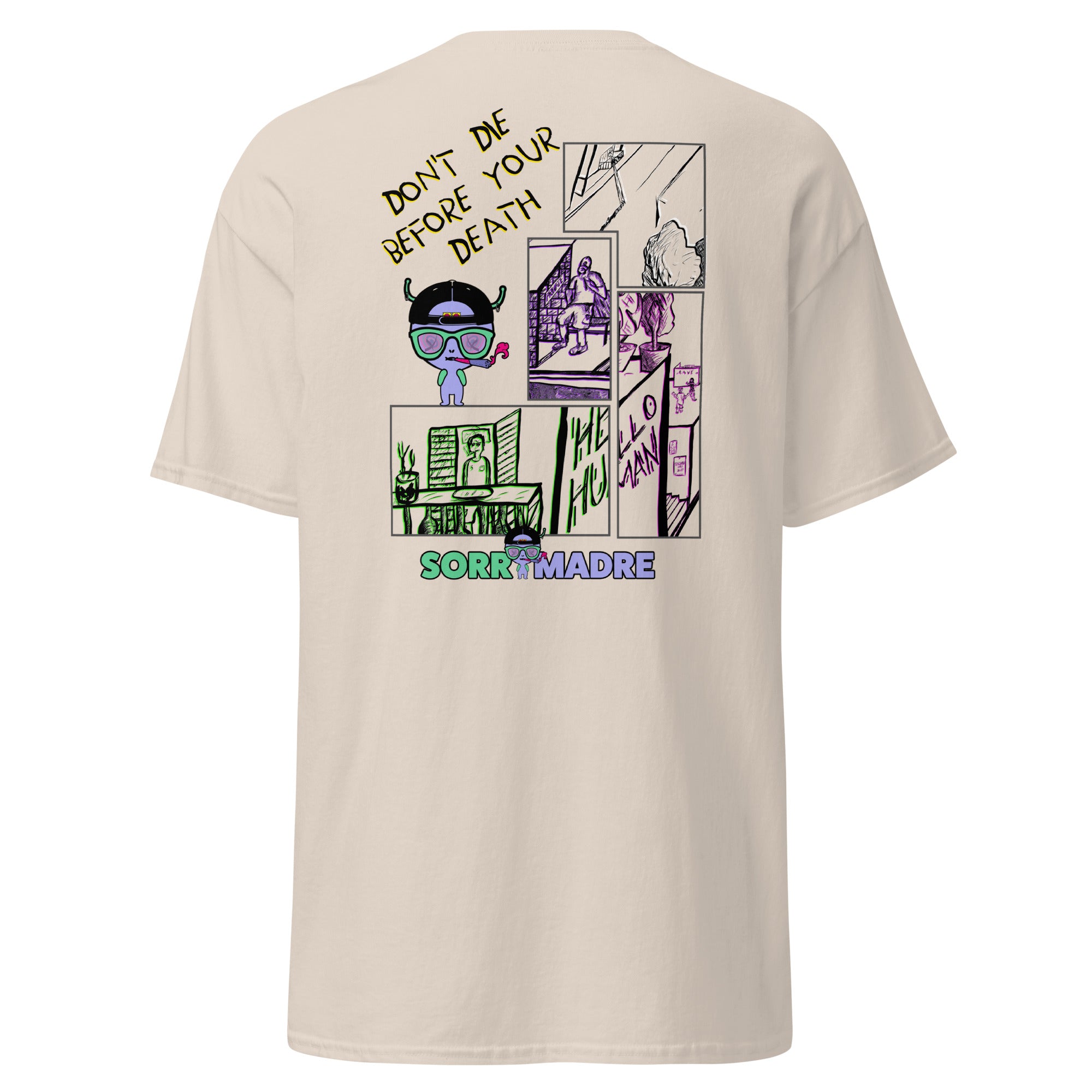 SorryMadre | Do not Die | Embroidered T-Shirt