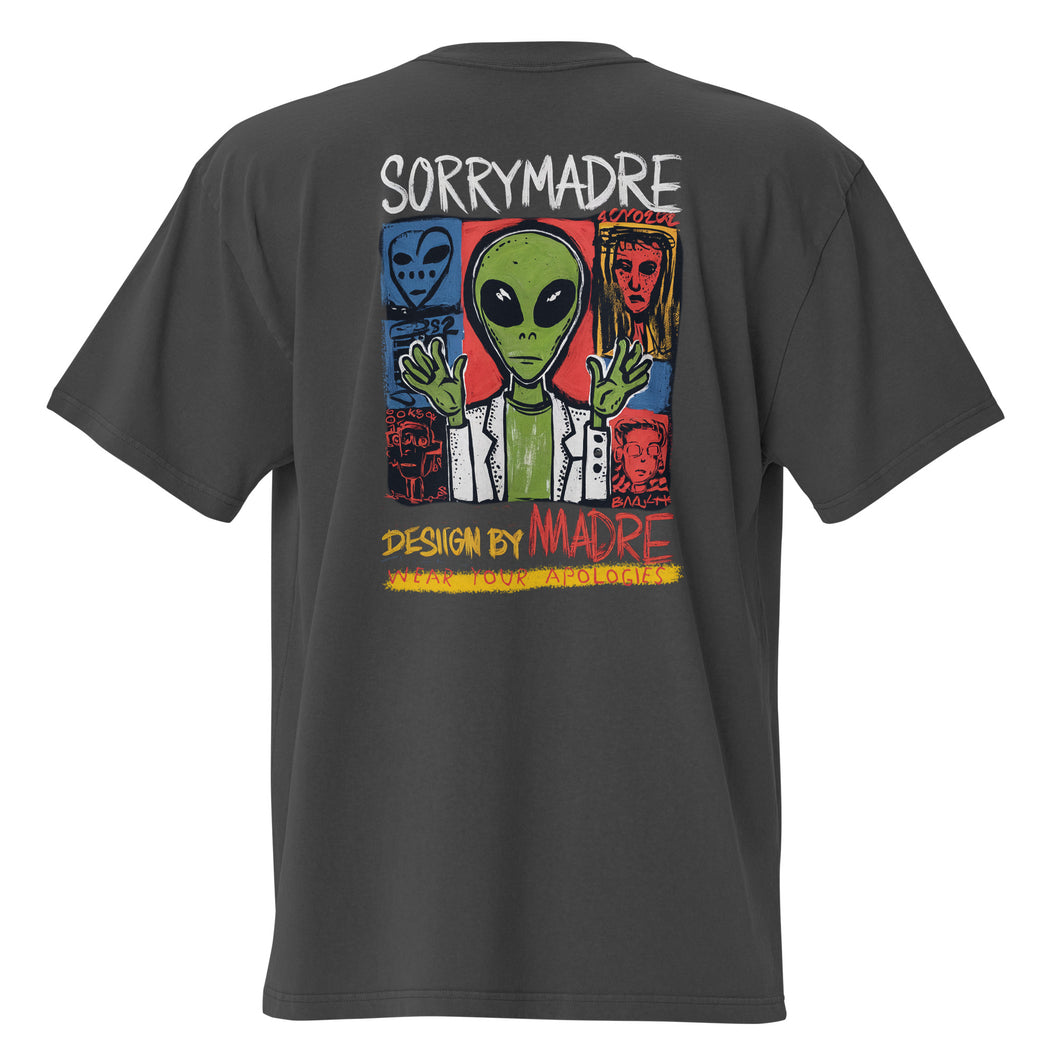 SorryMadre | street art is... | Oversized faded t-shirt