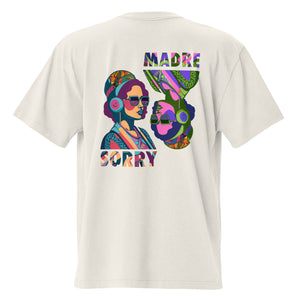 SorryMadre | Droppin' the Beat | Oversized faded t-shirt