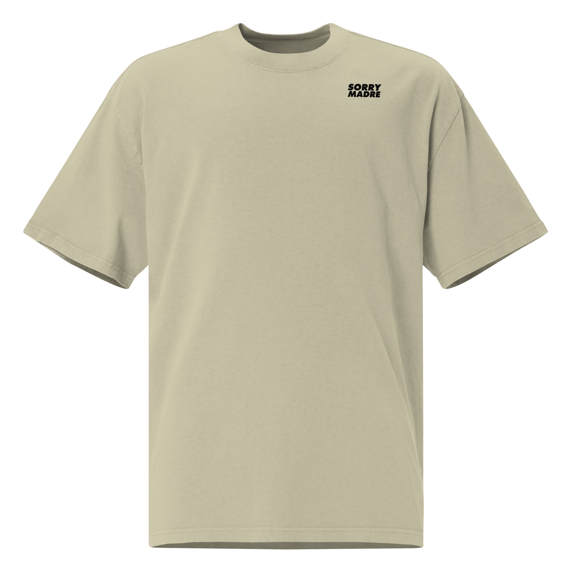 SorryMadre | Droppin' the Beat | Oversized faded t-shirt