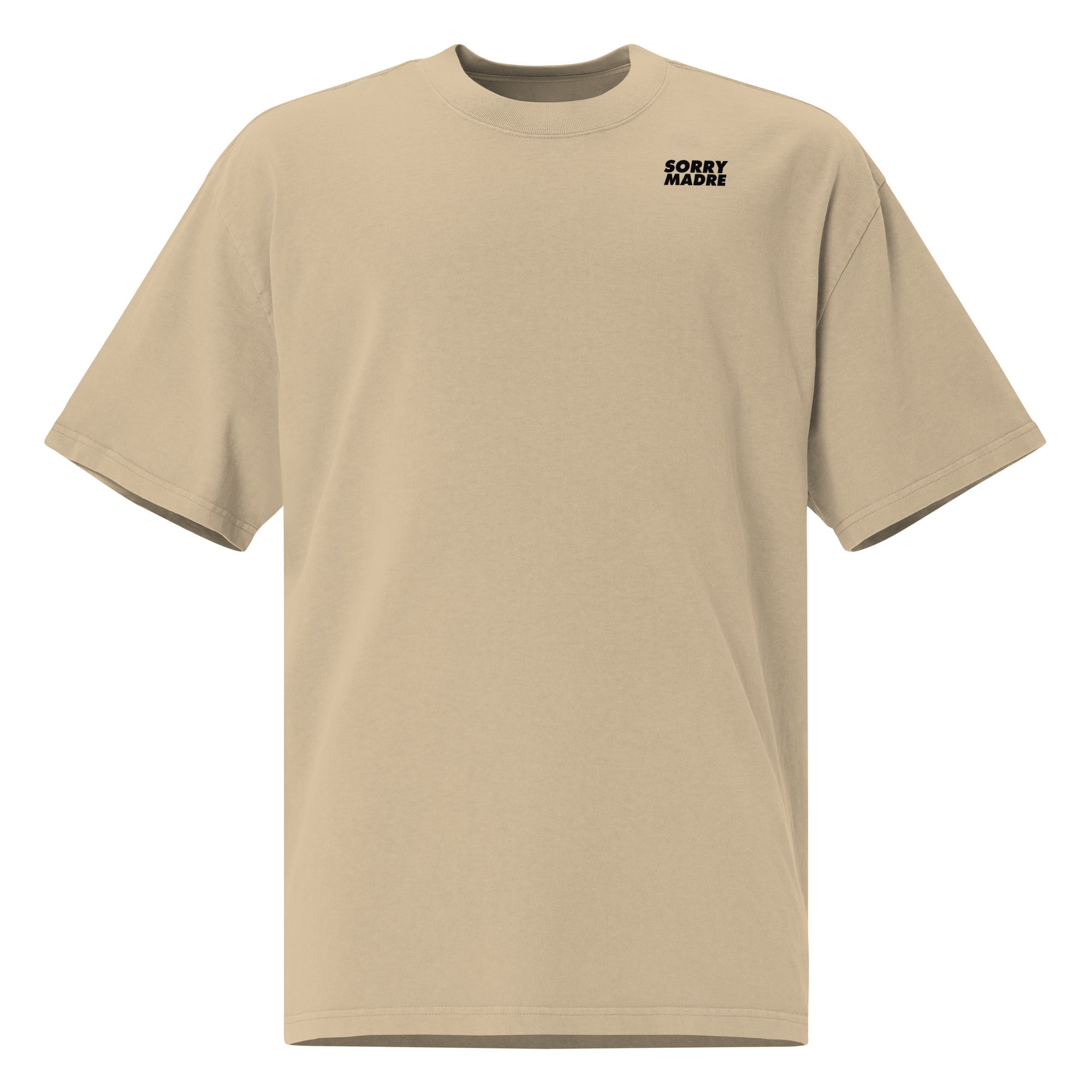 SorryMadre | Droppin' the Beat | Oversized faded t-shirt