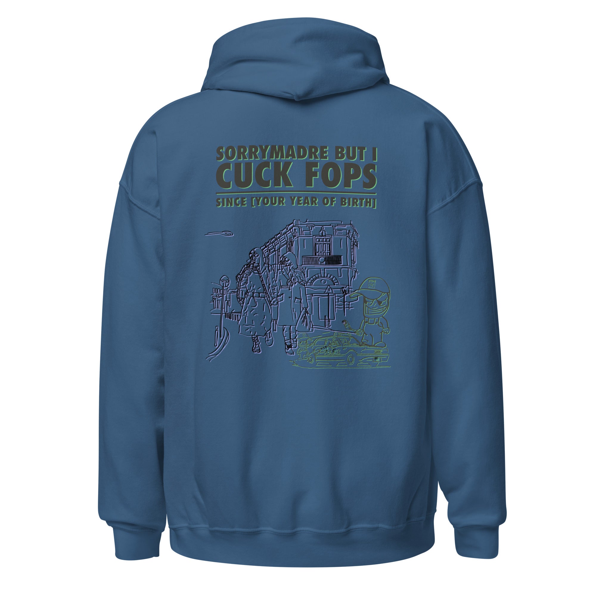 SorryMadre | Cuck Fops V2 | Embroidered Hoodie