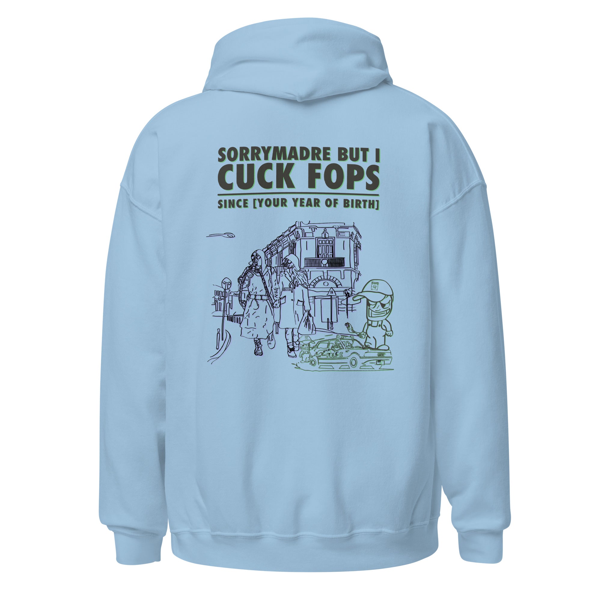 SorryMadre | Cuck Fops V2 | Embroidered Hoodie