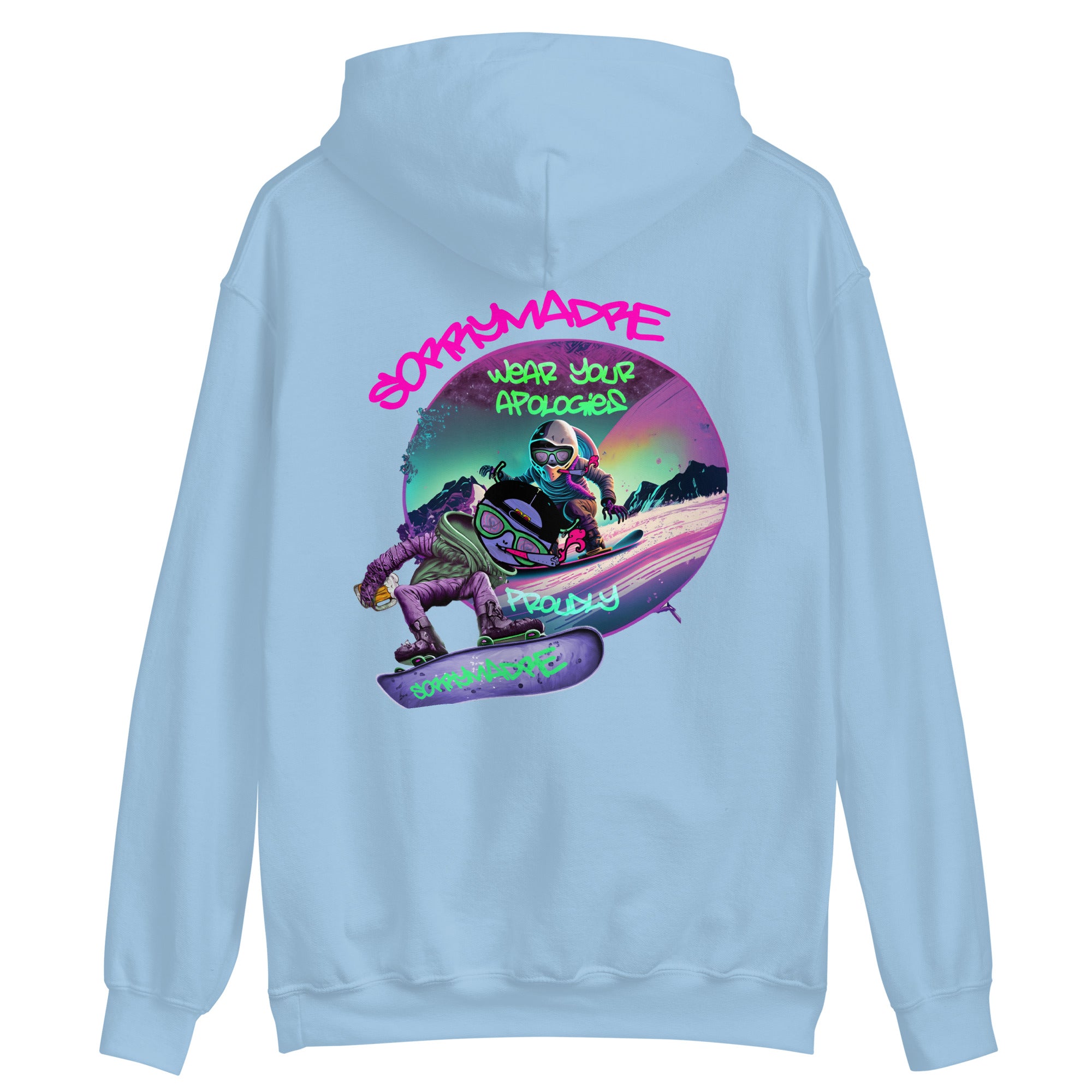 SorryMadre | Snowboard | Embroidered Hoodie
