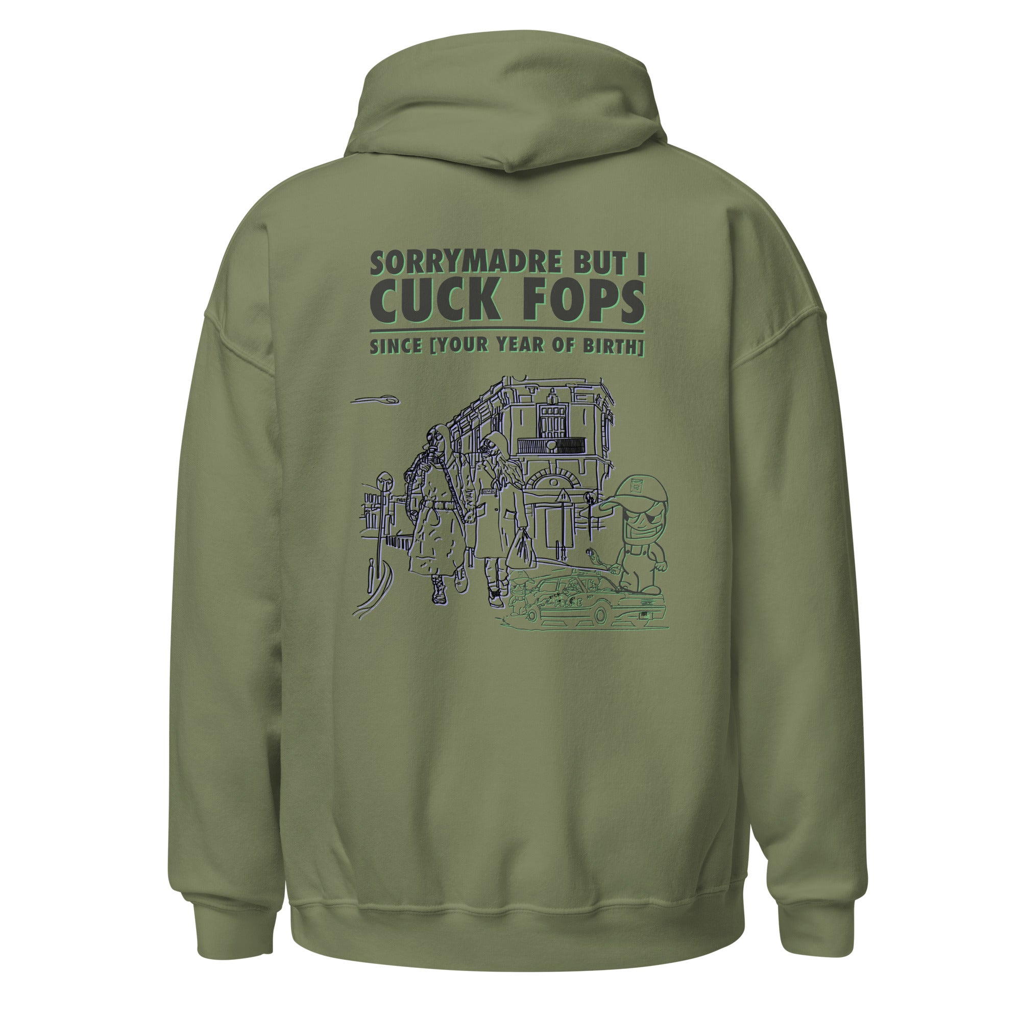 SorryMadre | Cuck Fops V2 | Embroidered Hoodie