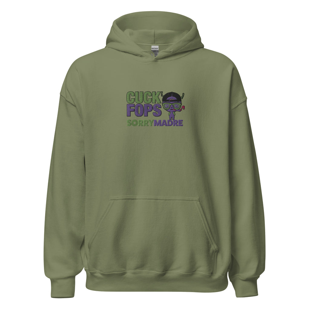 SorryMadre | Cuck Fops V2 | Embroidered Hoodie