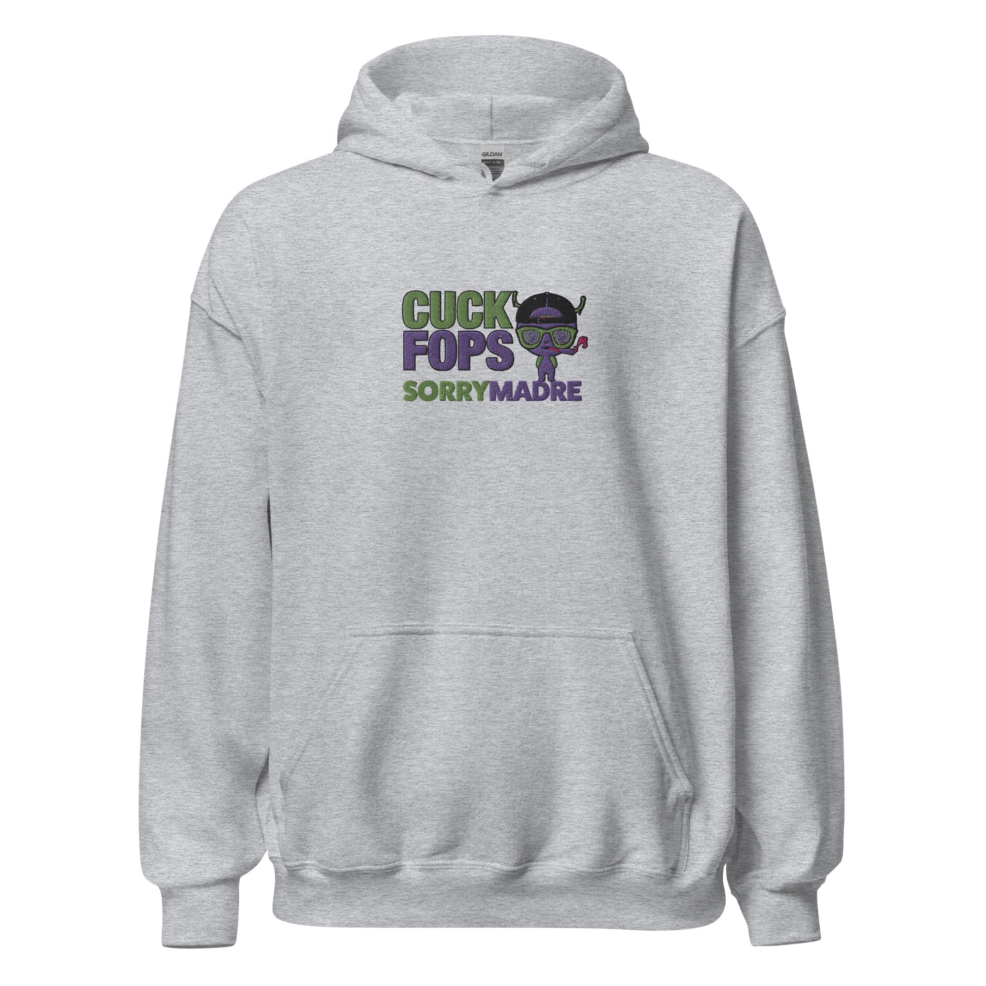 SorryMadre | Cuck Fops V2 | Embroidered Hoodie