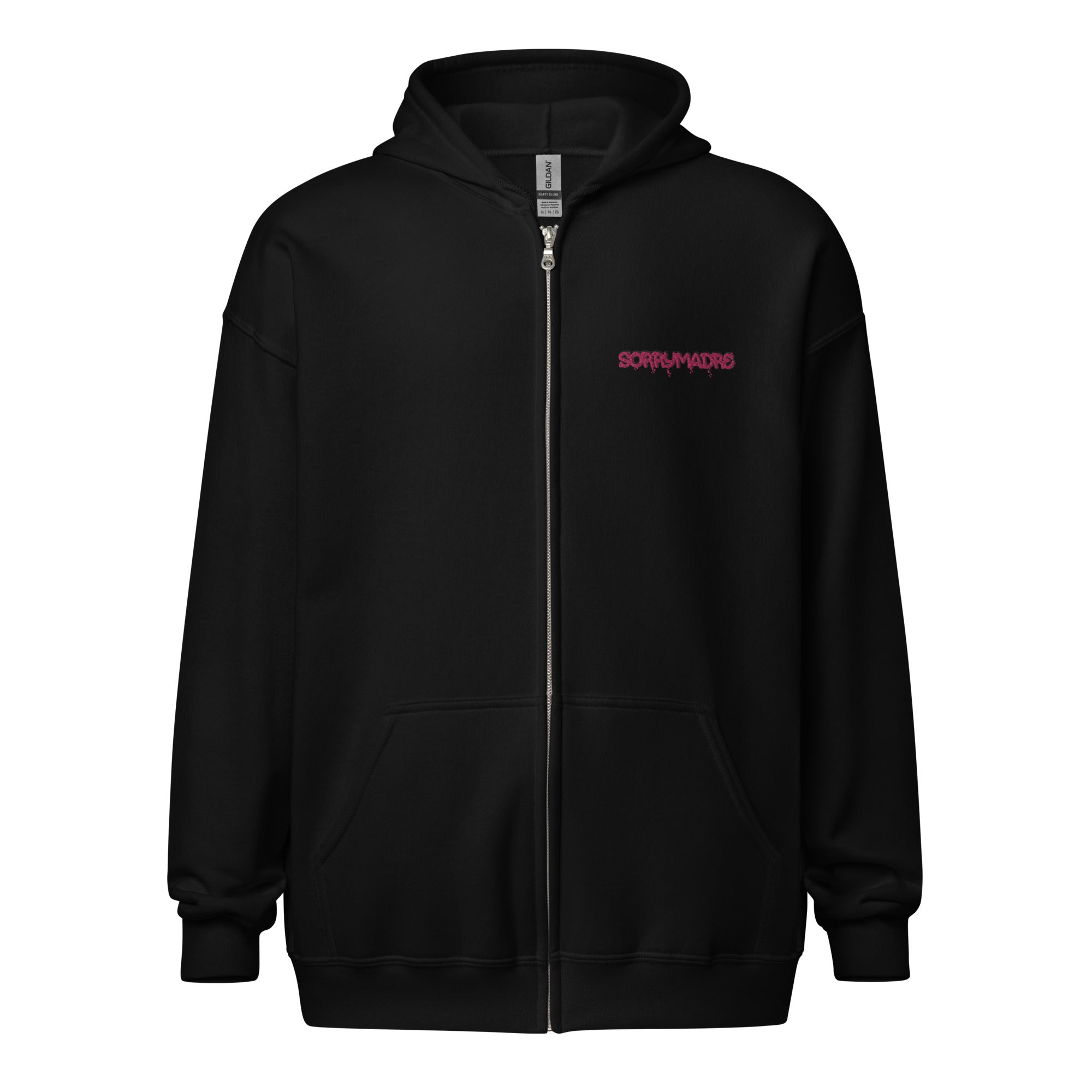SorryMadre | Toxicity | Embroidered heavy blend zip hoodie