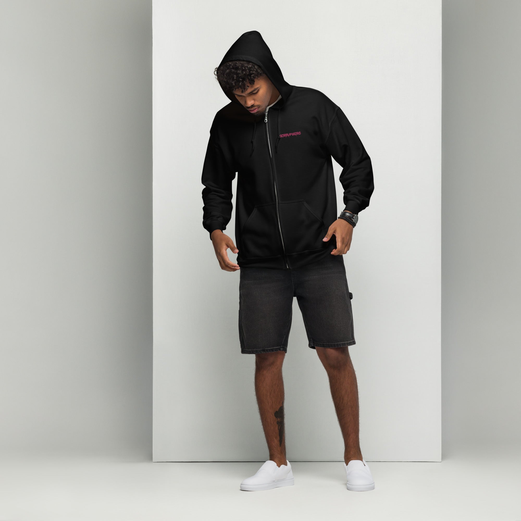 SorryMadre | Toxicity | Embroidered heavy blend zip hoodie
