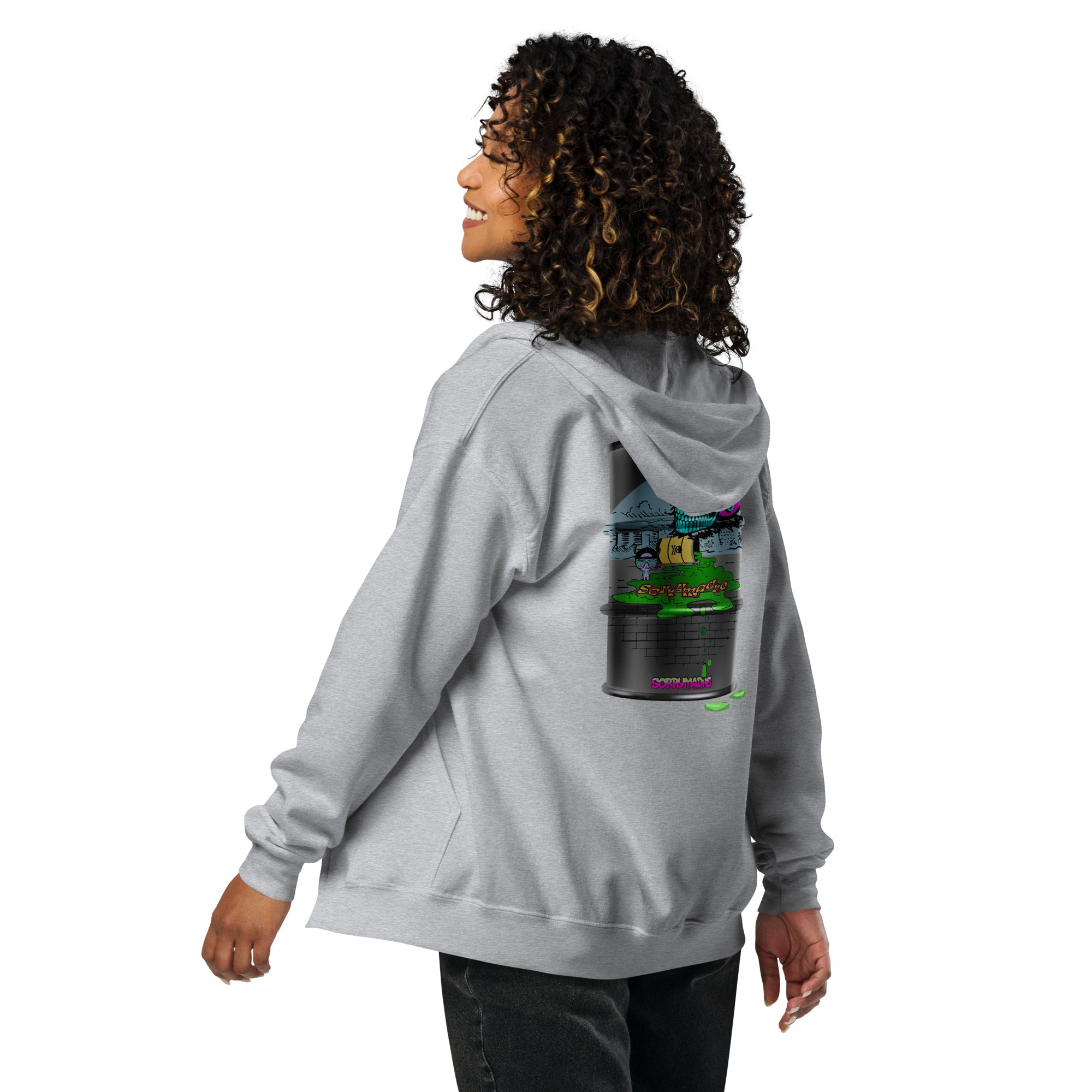 SorryMadre | Toxicity | Embroidered heavy blend zip hoodie