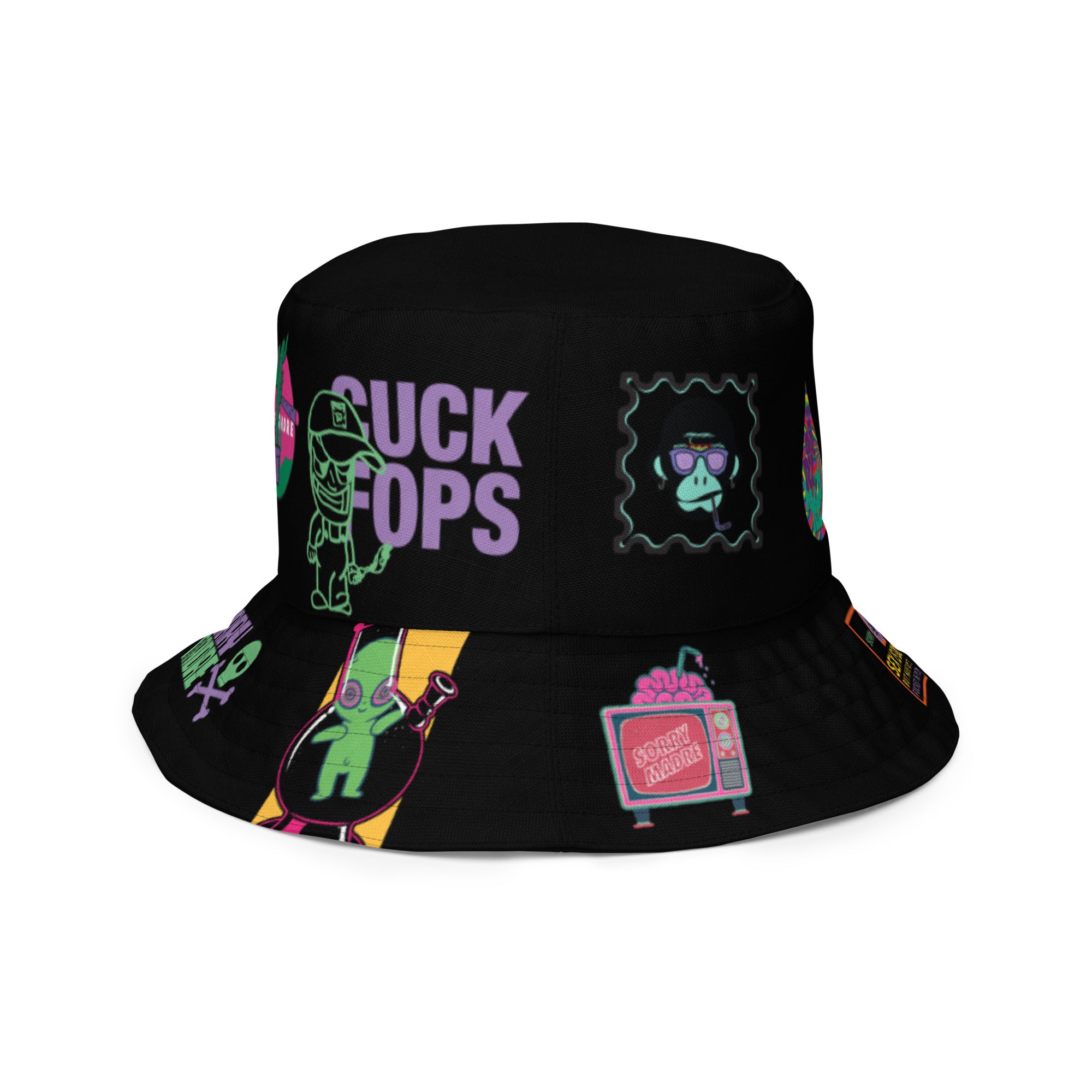 SorryMadre | Reversible bucket hat