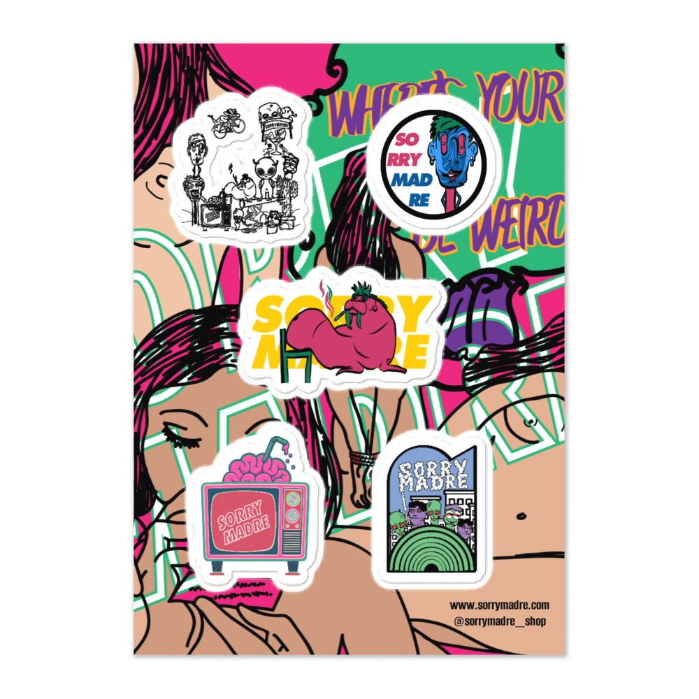 SorryMadre Sticker sheet