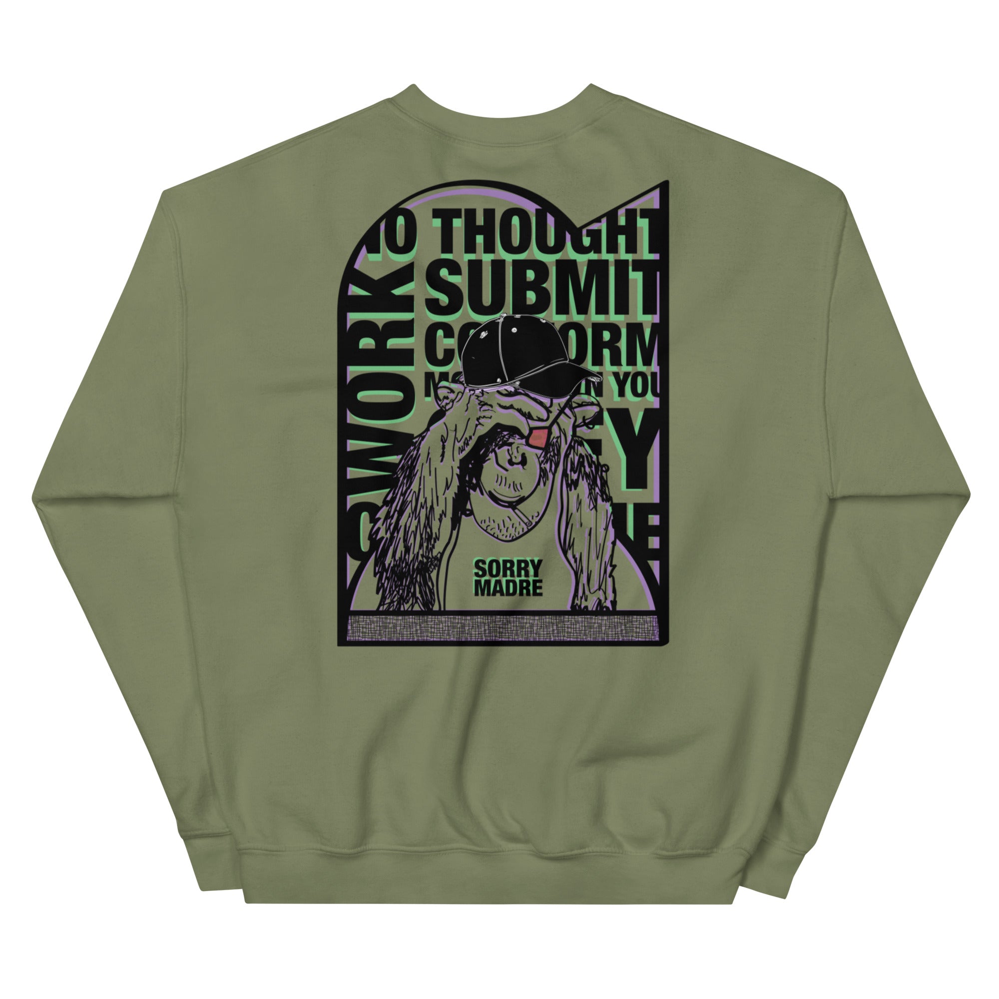 SorryMadre | Command | Embroidered Sweatshirt