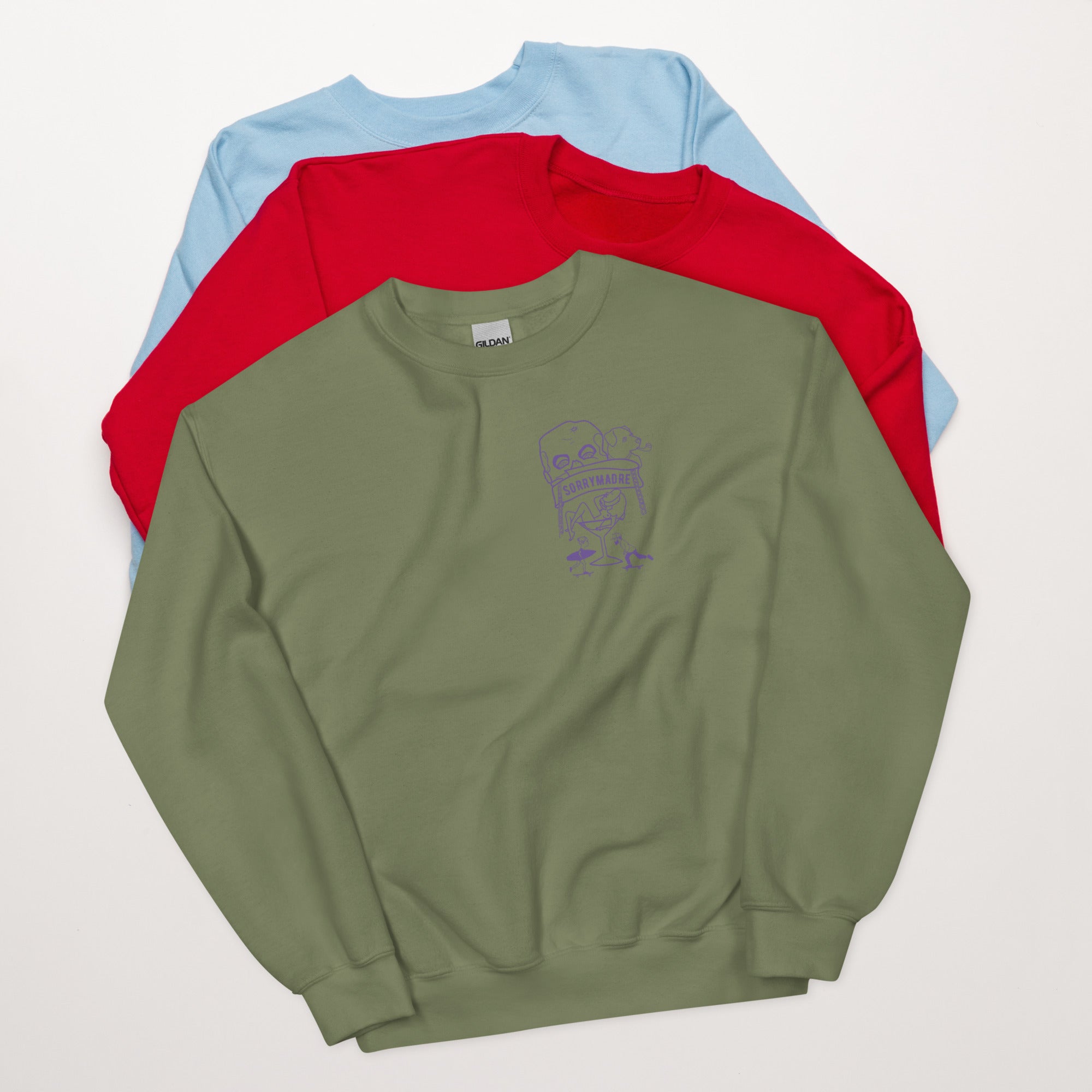 SorryMadre | Command | Embroidered Sweatshirt