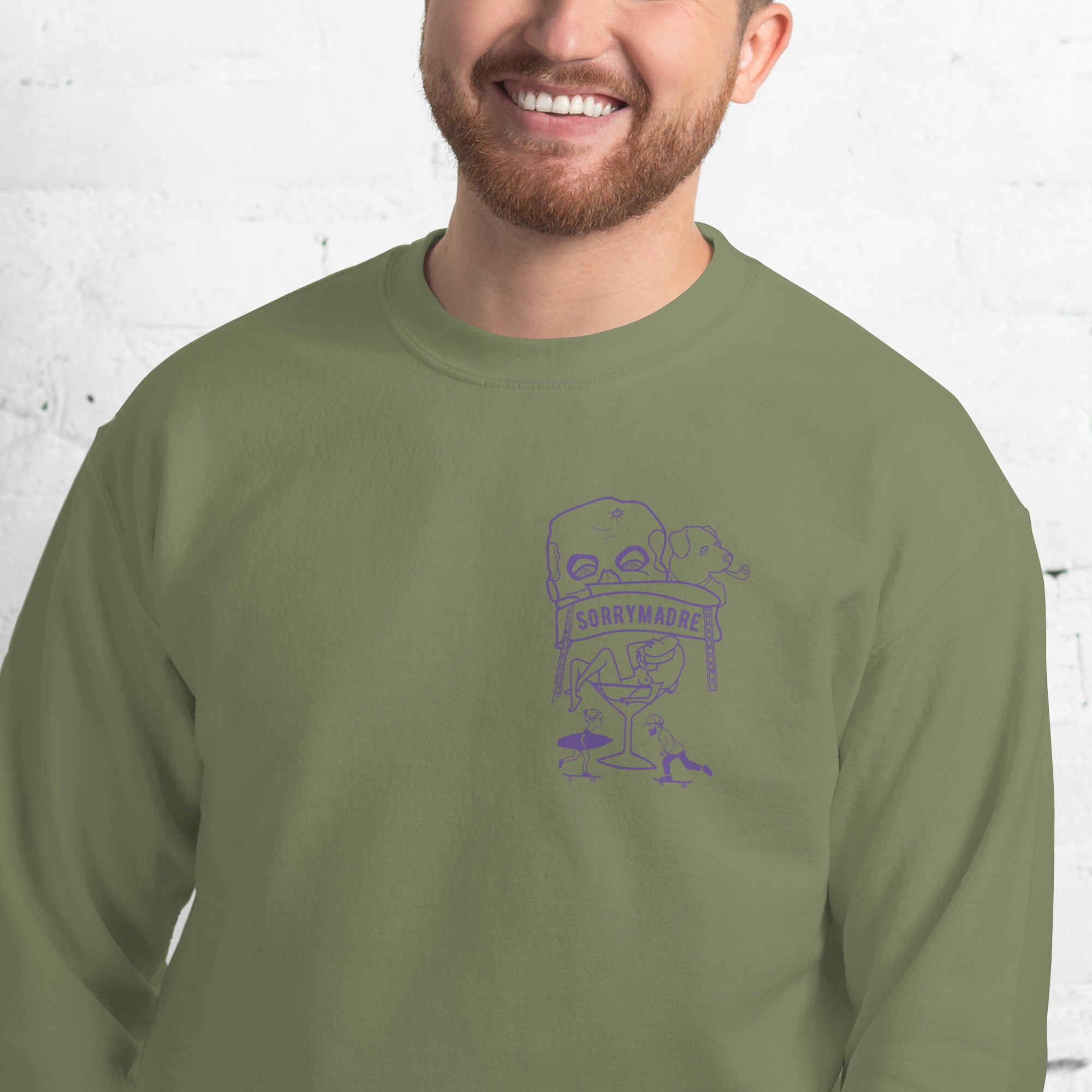SorryMadre | Command | Embroidered Sweatshirt