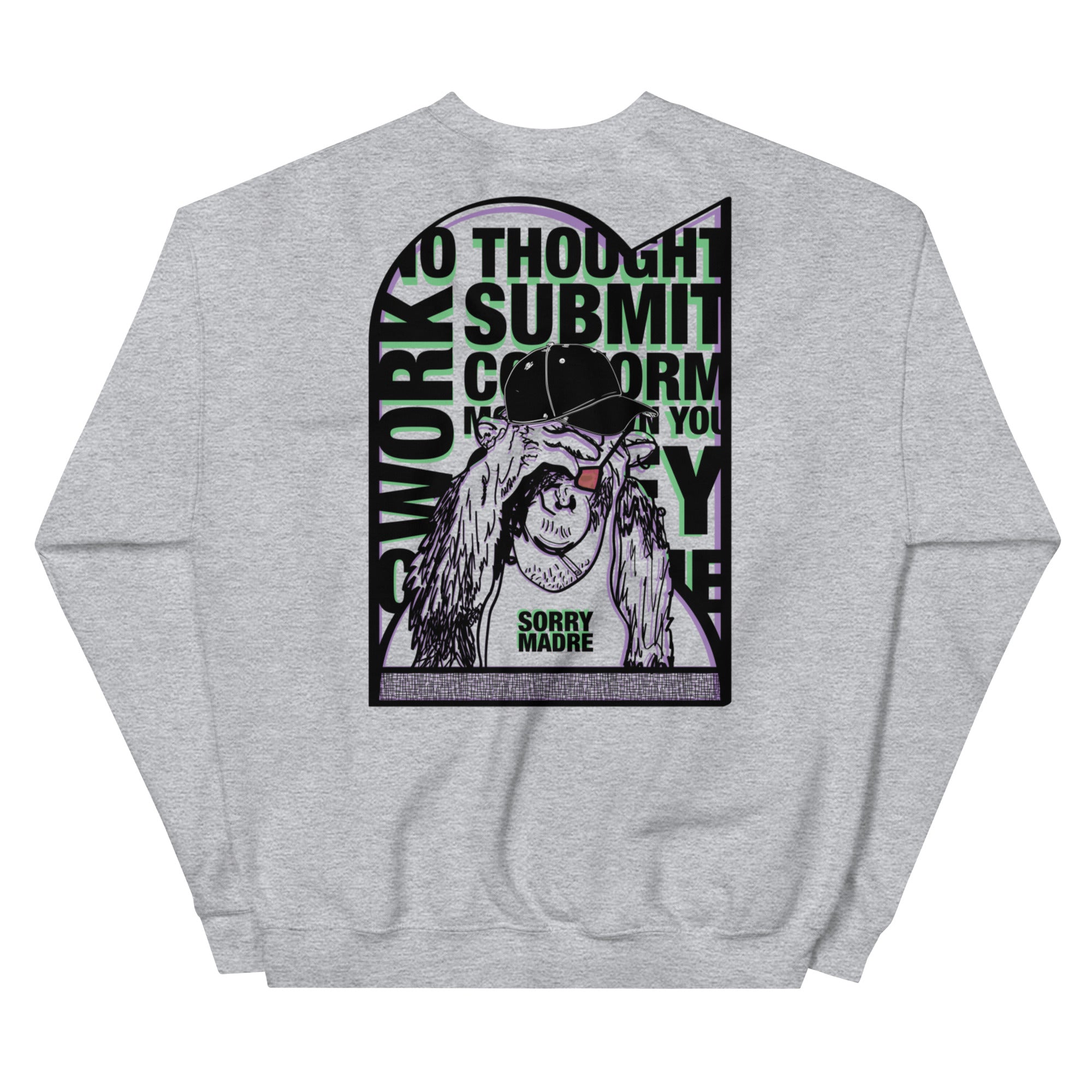 SorryMadre | Command | Embroidered Sweatshirt