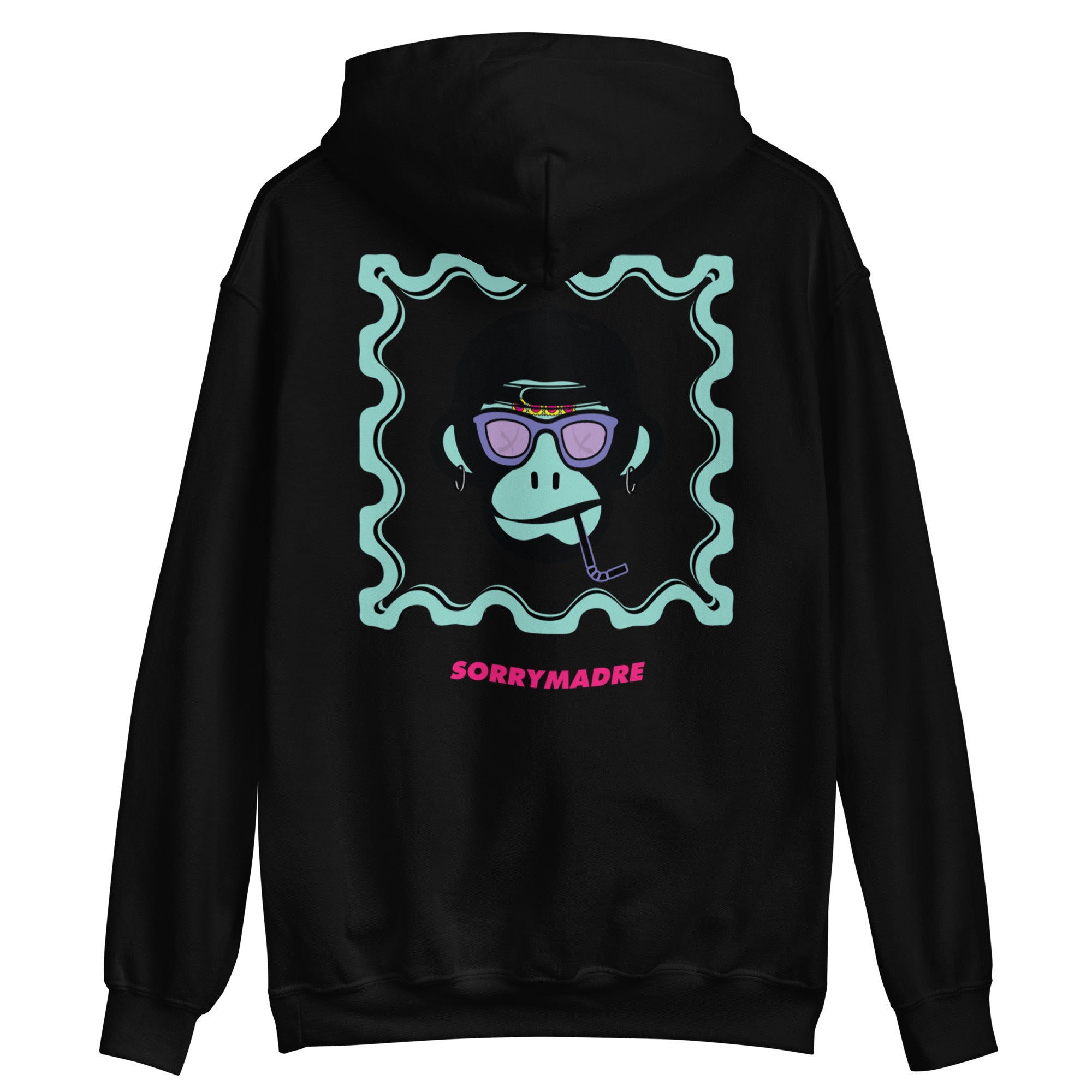 SorryMadre | Monkey | Embroidered Hoodie