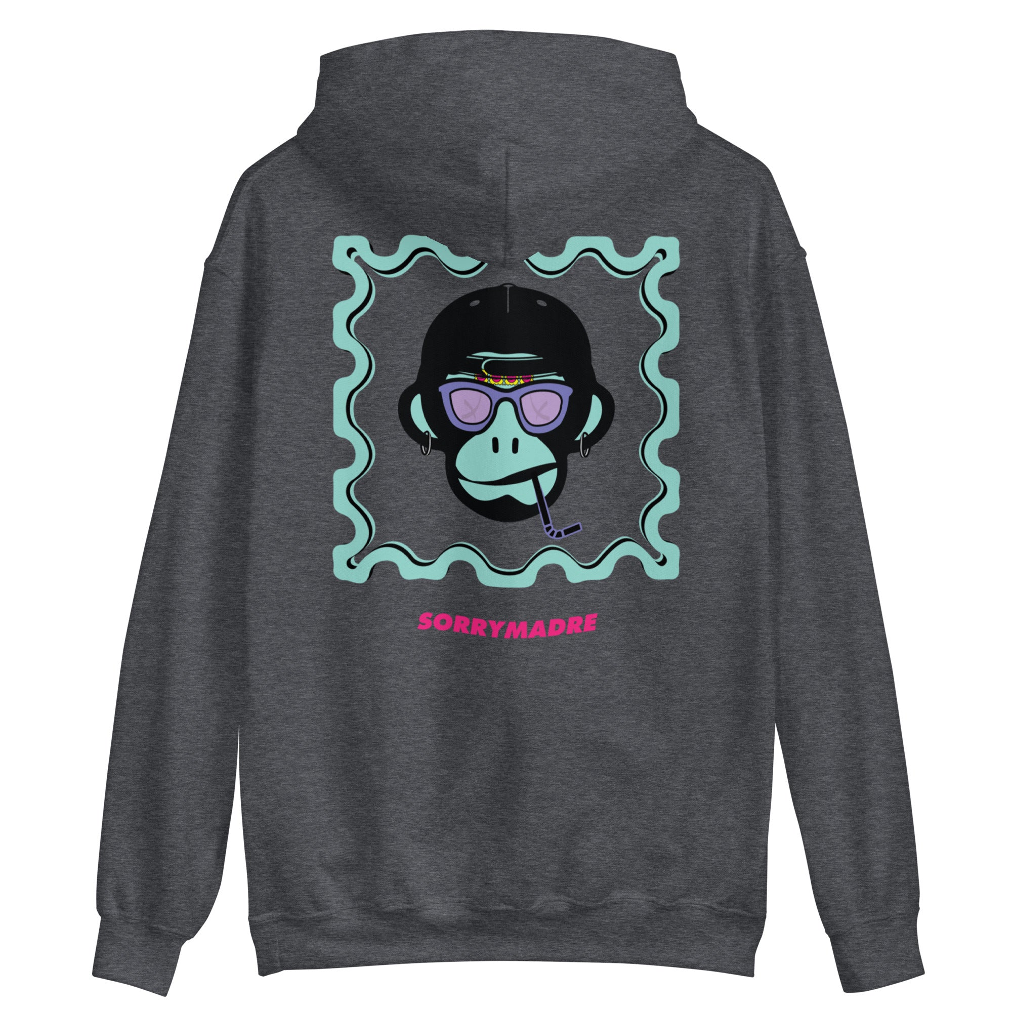 SorryMadre | Monkey | Embroidered Hoodie
