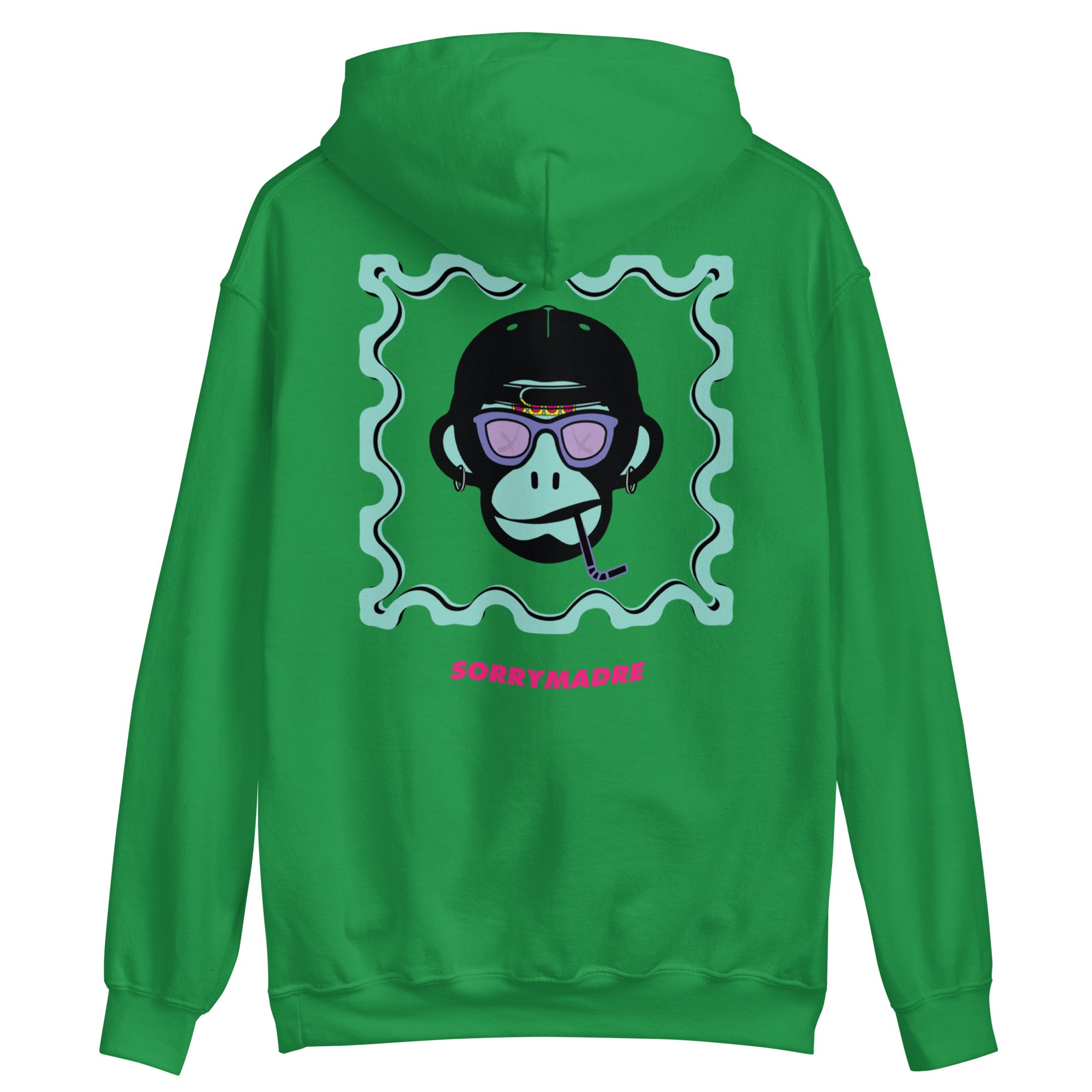 SorryMadre | Monkey | Embroidered Hoodie