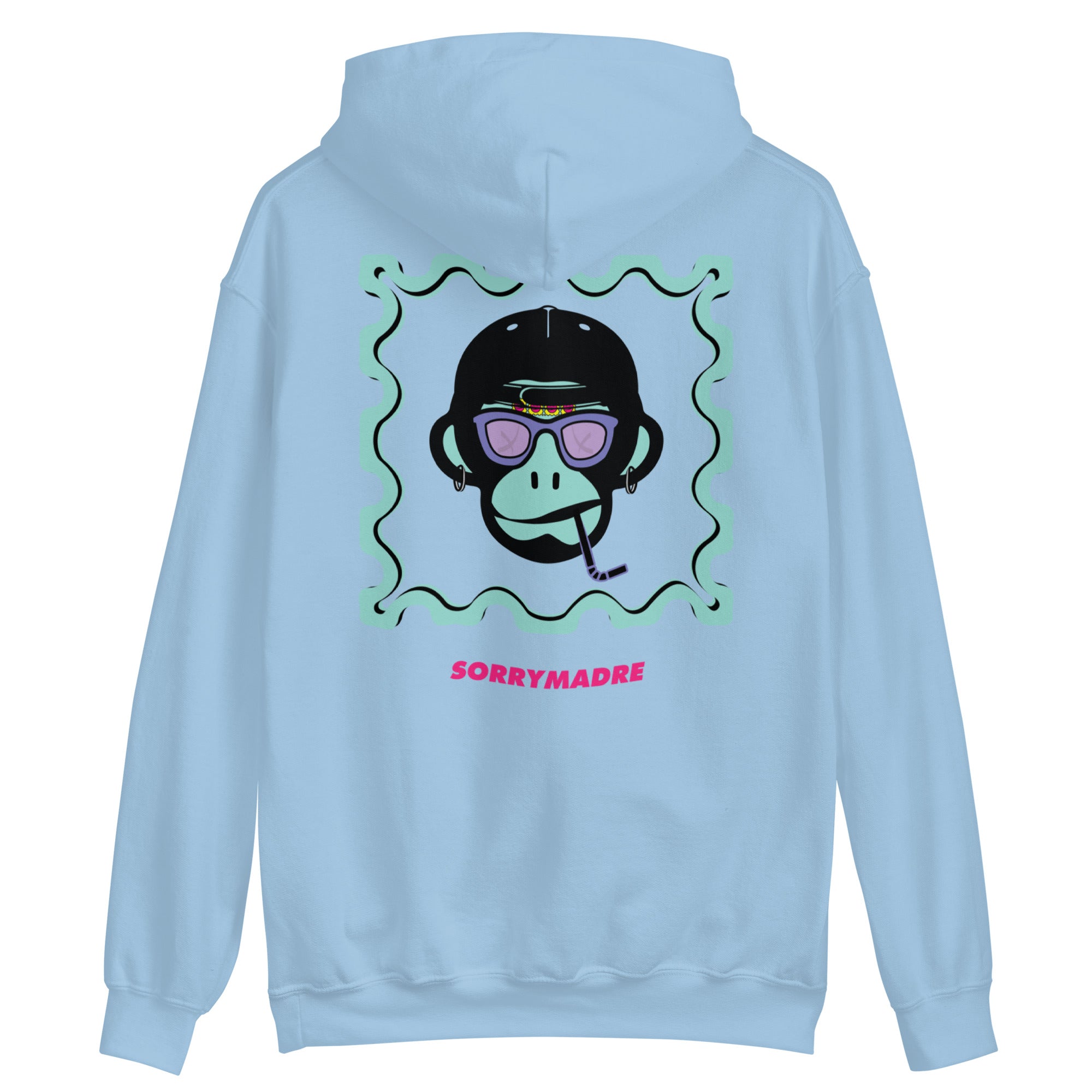 SorryMadre | Monkey | Embroidered Hoodie