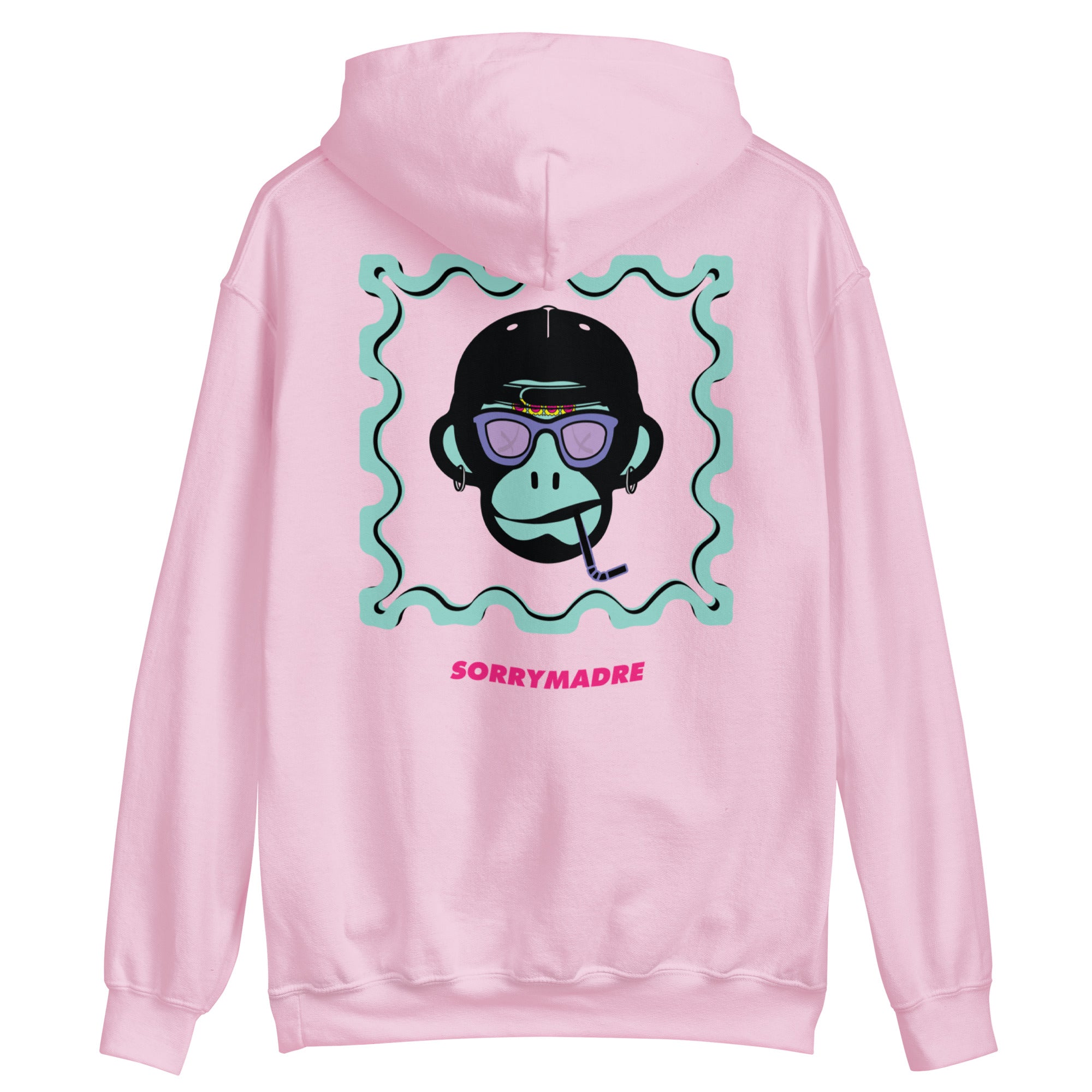 SorryMadre | Monkey | Embroidered Hoodie